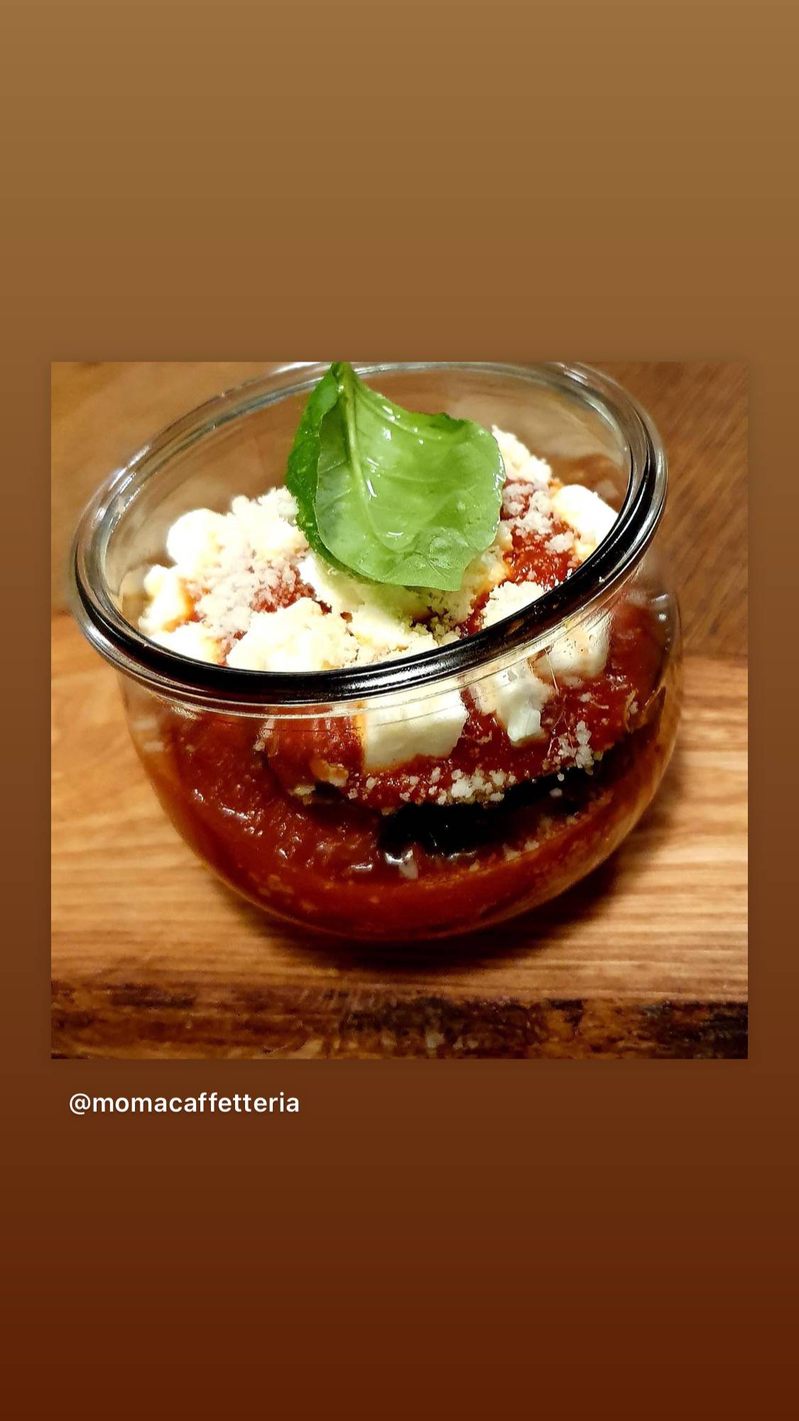 Menu di Caffetteria MomA 