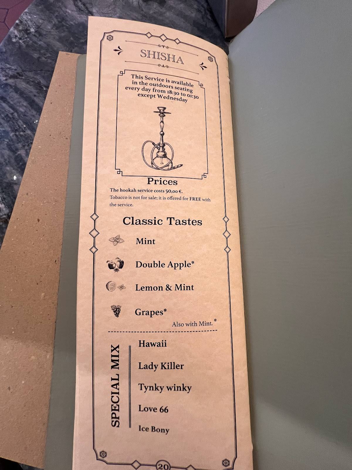 Menu di Caffè San Firenze 