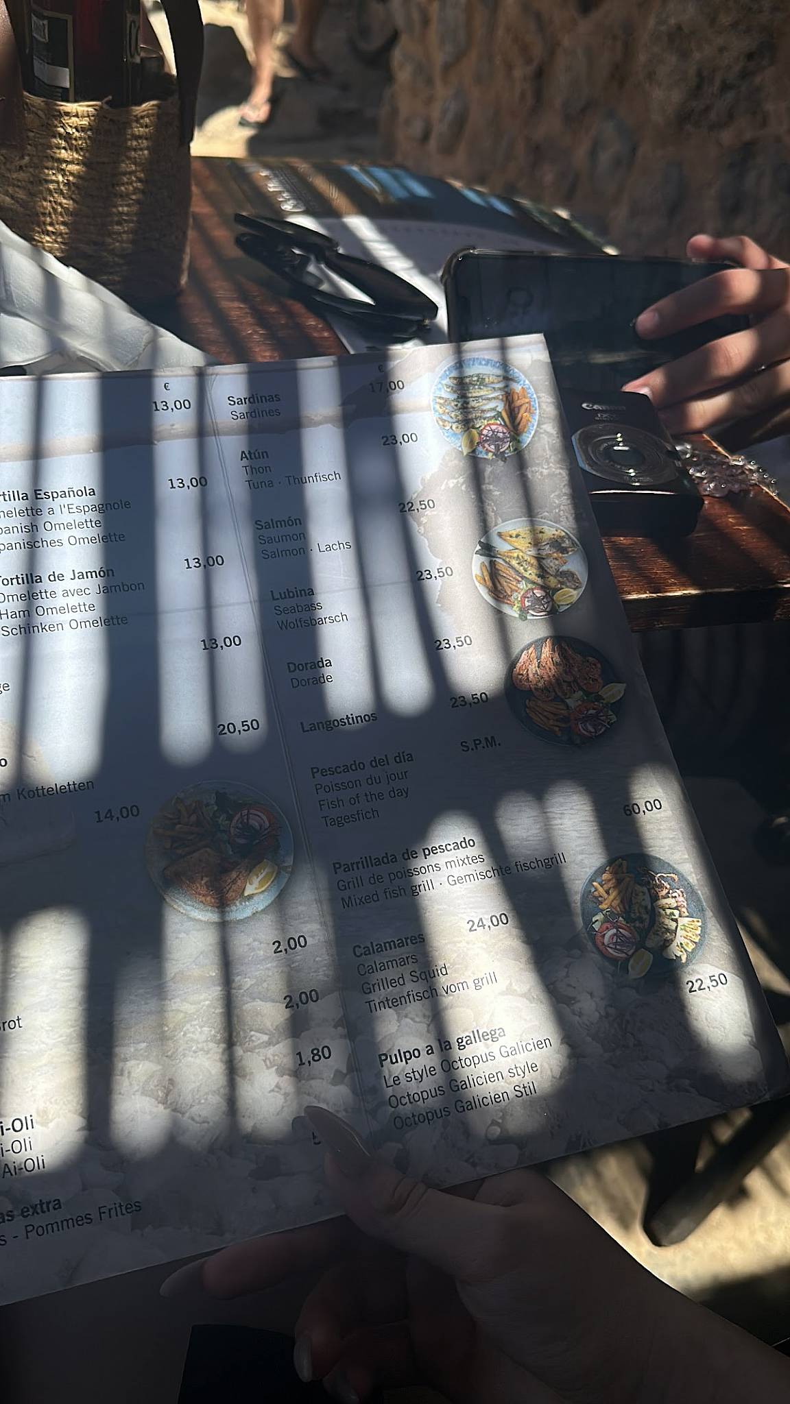 Menu At Ca n Lluc Restaurant Dei 