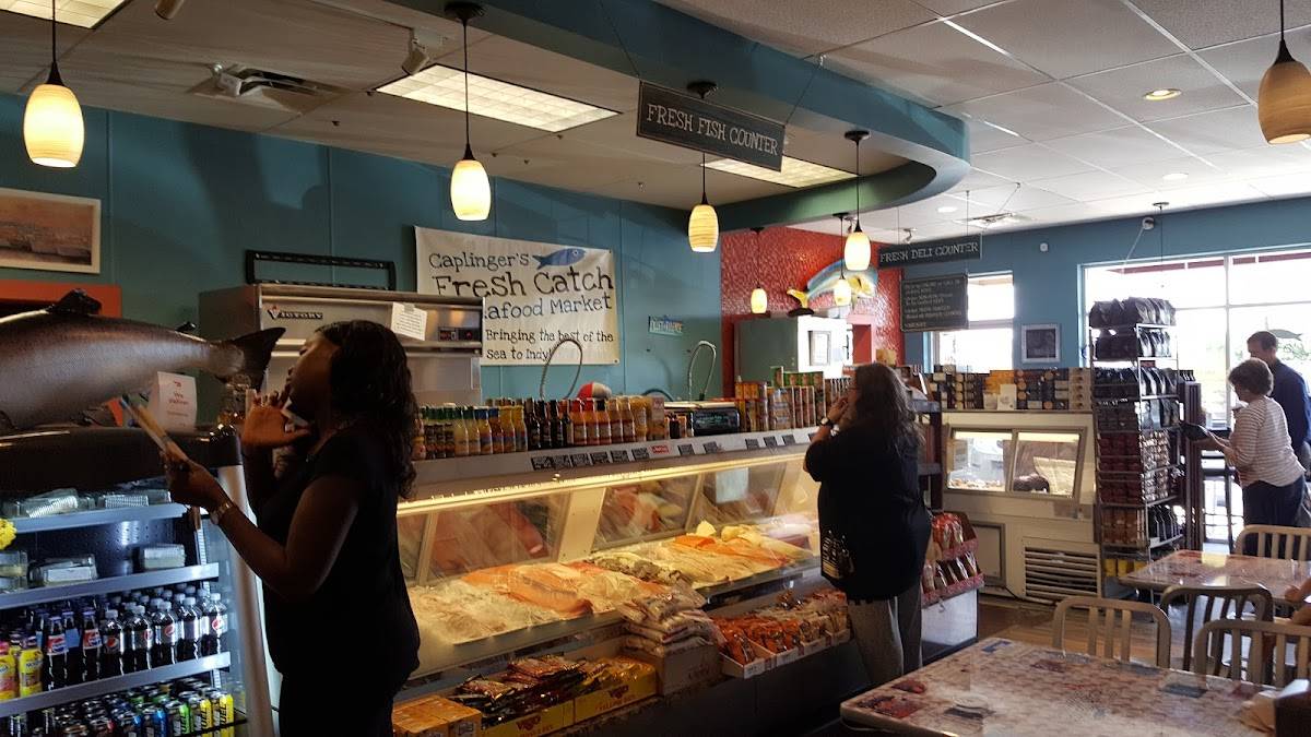 Menu at Caplinger's Fresh Catch restaurant, Indianapolis, Shadeland Ave