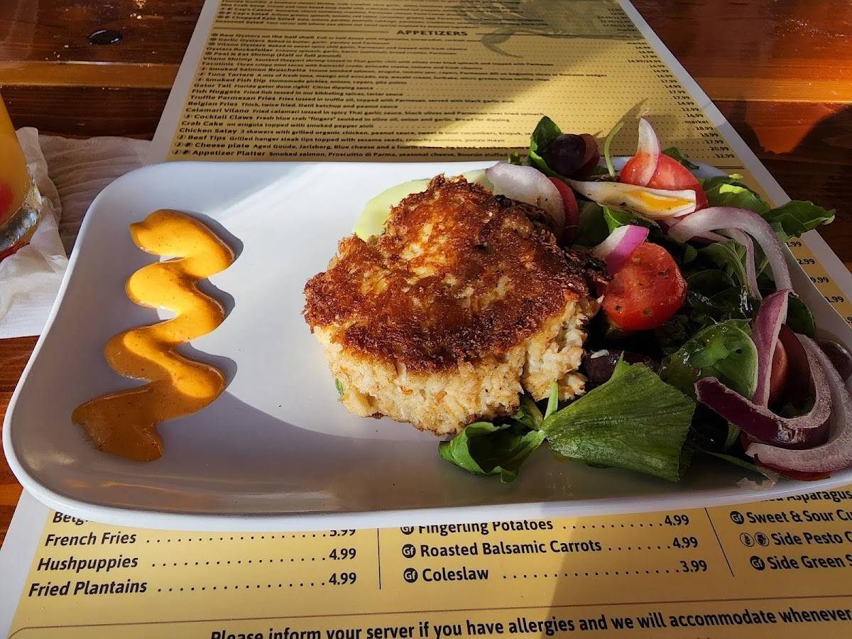 Menu at Cap's On the Water restaurant, Vilano Beach, Myrtle St