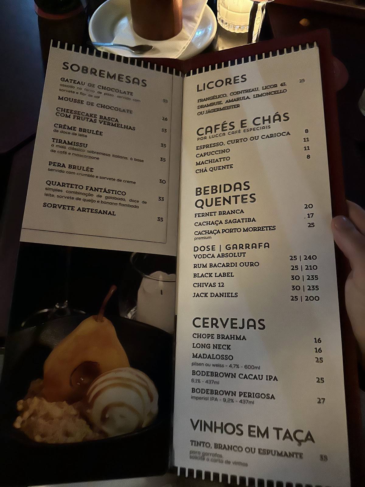 Carlo Ristorante cardápio