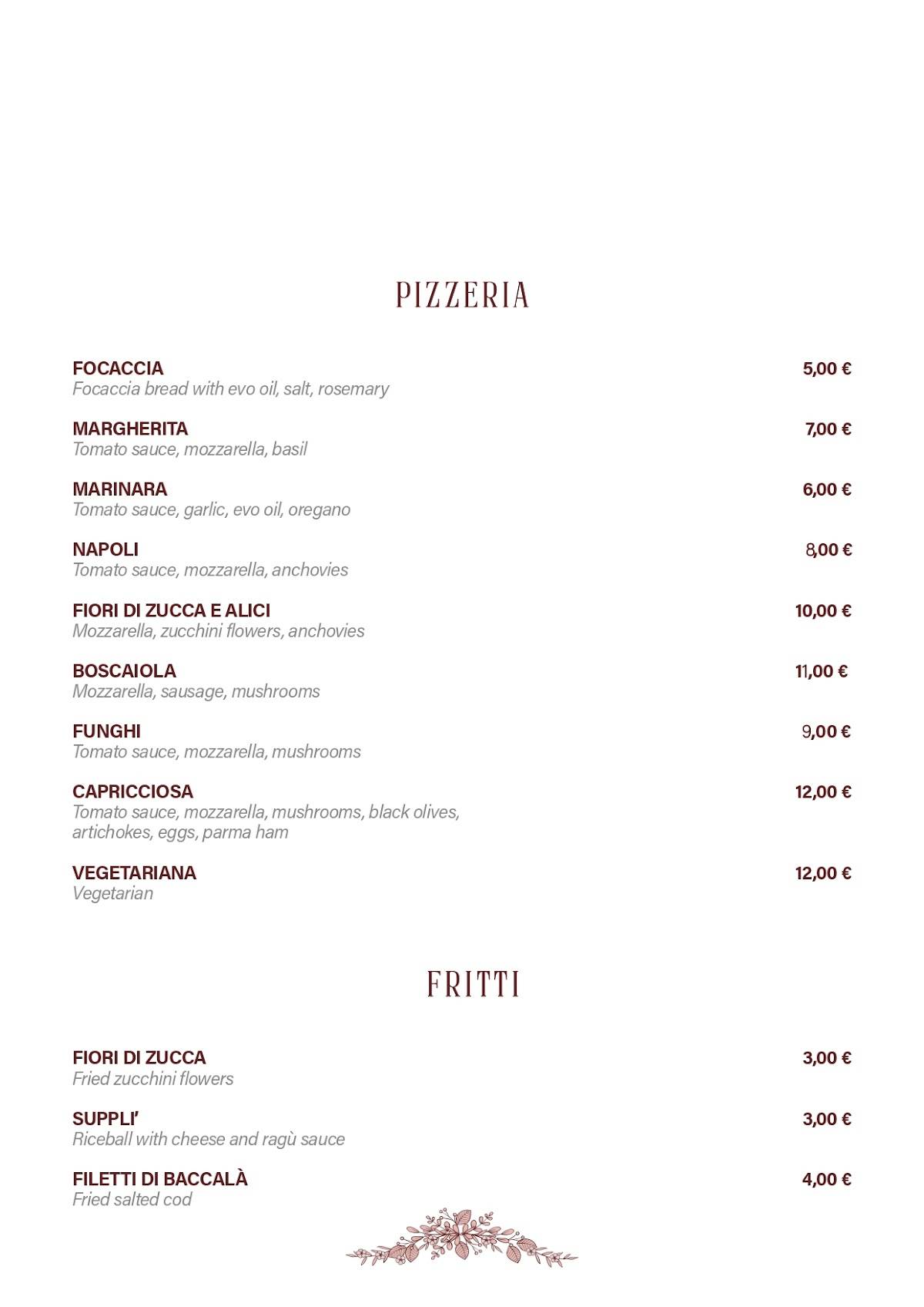 Menu di Casa Sceppa 