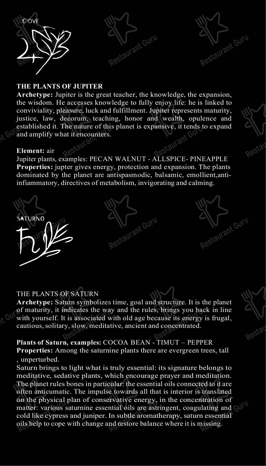 菜单 per MOON ristorante