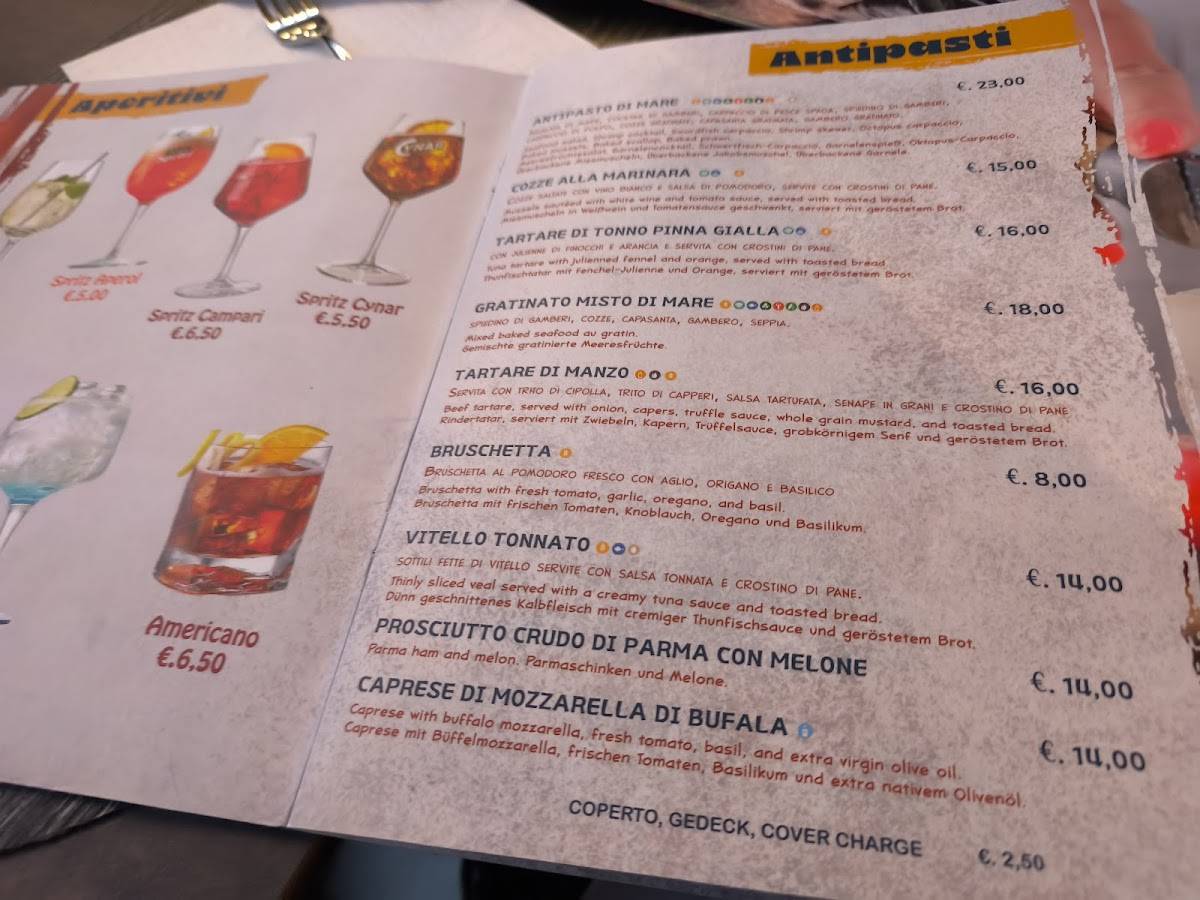 Menu di Ristorante Pizzeria la Rosa 