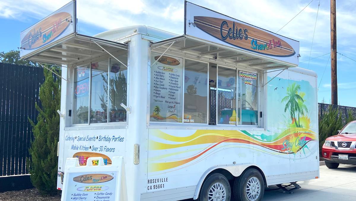 Menu at Celie's Shaved Ice desserts, Roseville