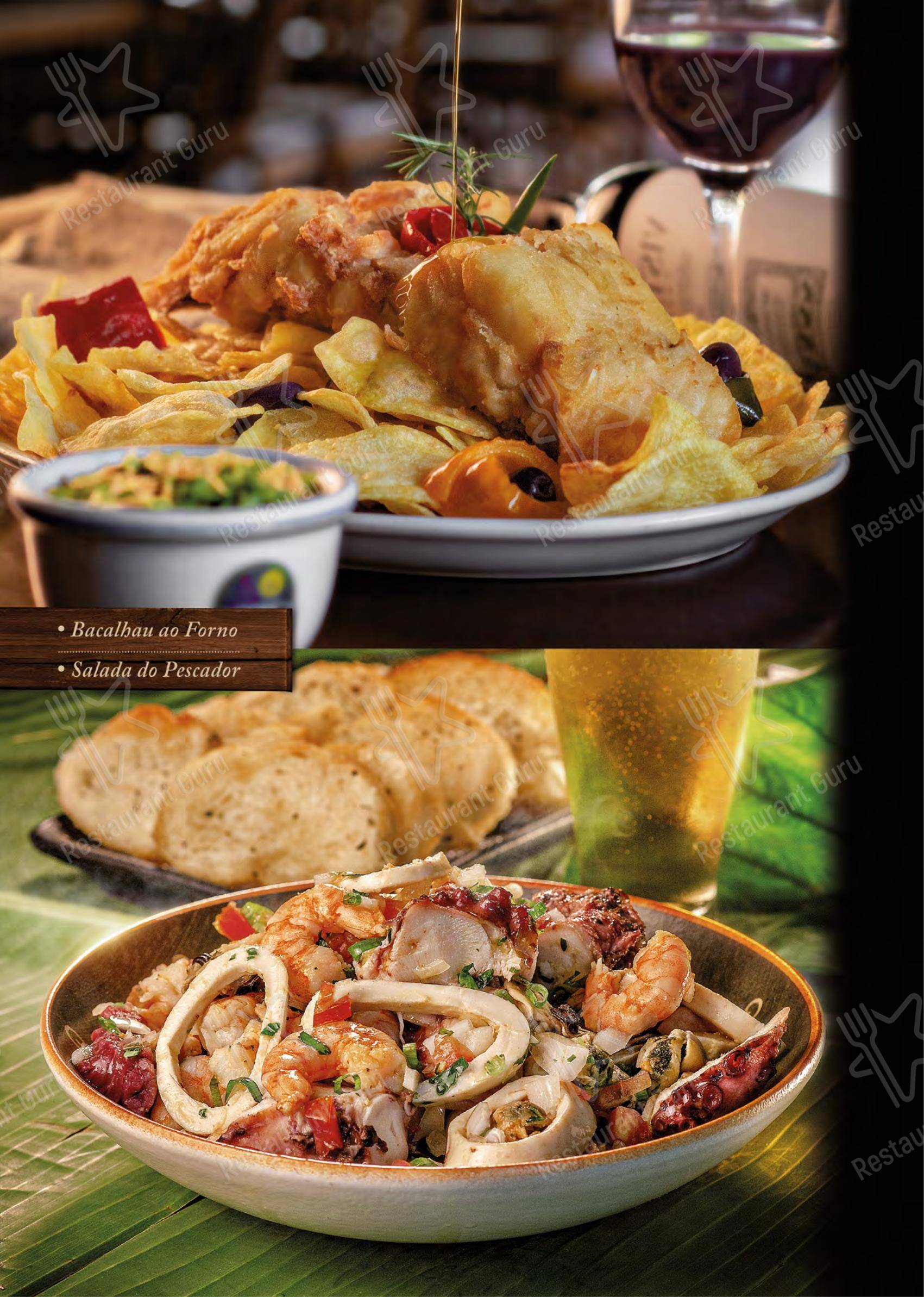 Centro Gastronômico Recanto em Teresópolis - Menu