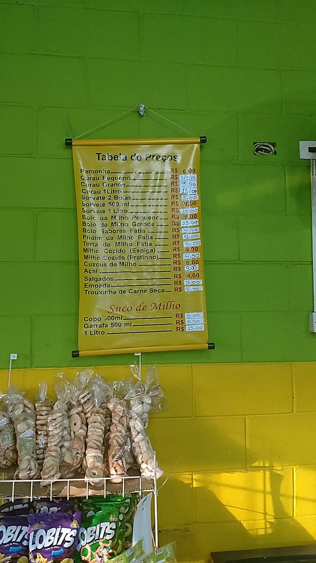 Menu at Chalé Da Pamonha Juquitiba pub & bar, Juquitiba, Rod. Régis ...