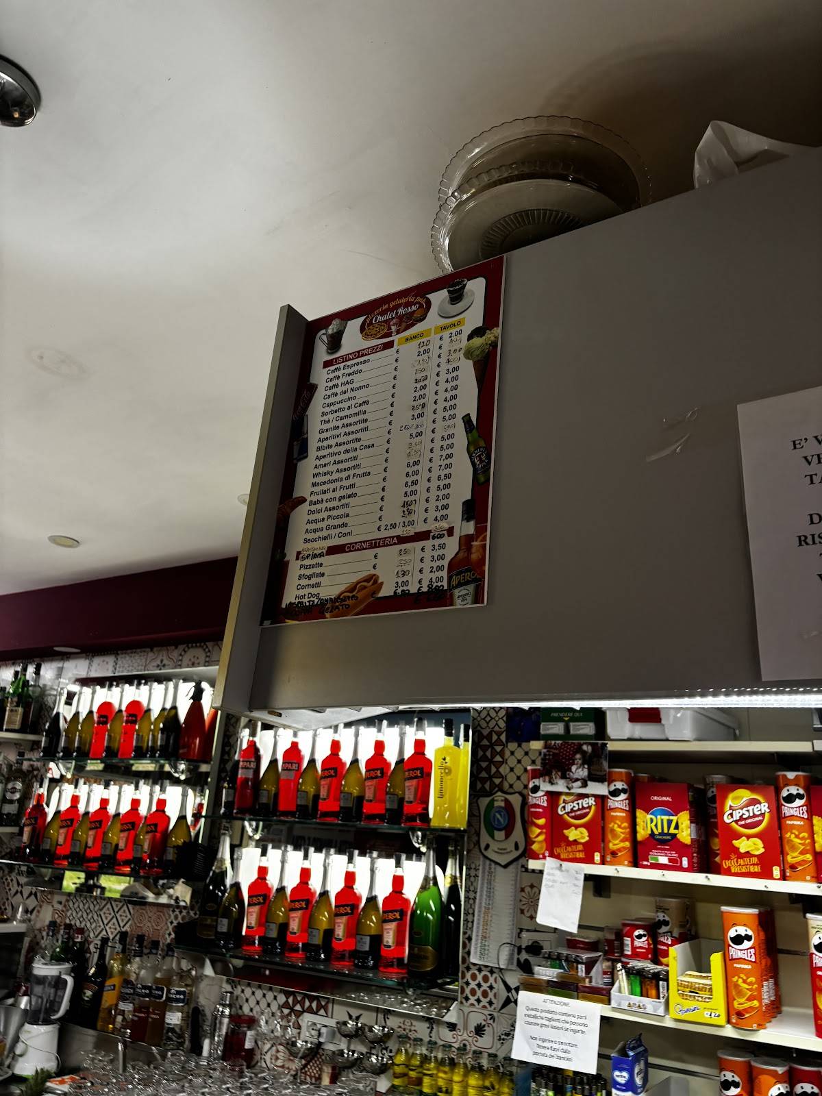 Menu di Chalet Rosso 
