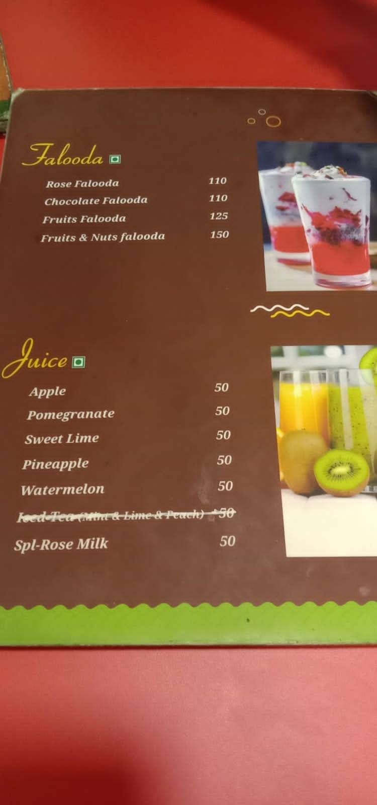 Chat Cups menu