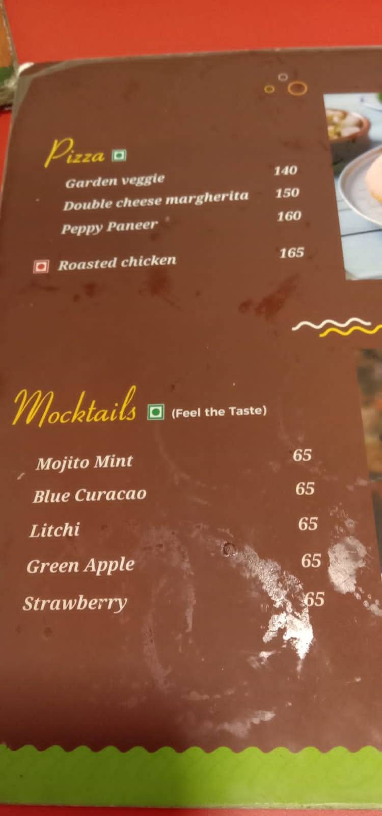 Chat Cups menu