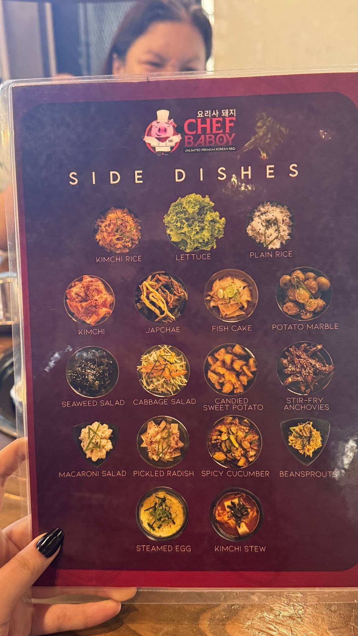 Menu at Chef Baboy Unlimited Premium Korean BBQ, San Fernando