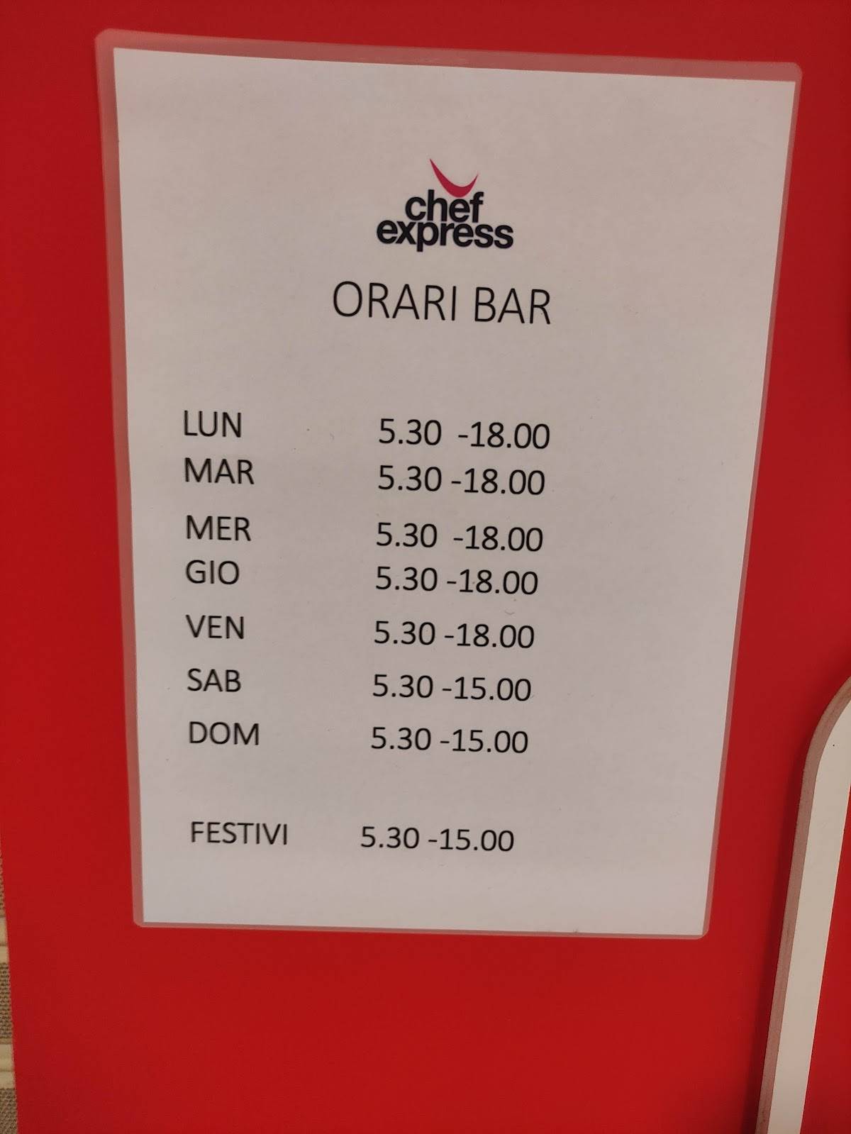 Menu di Chef Express 