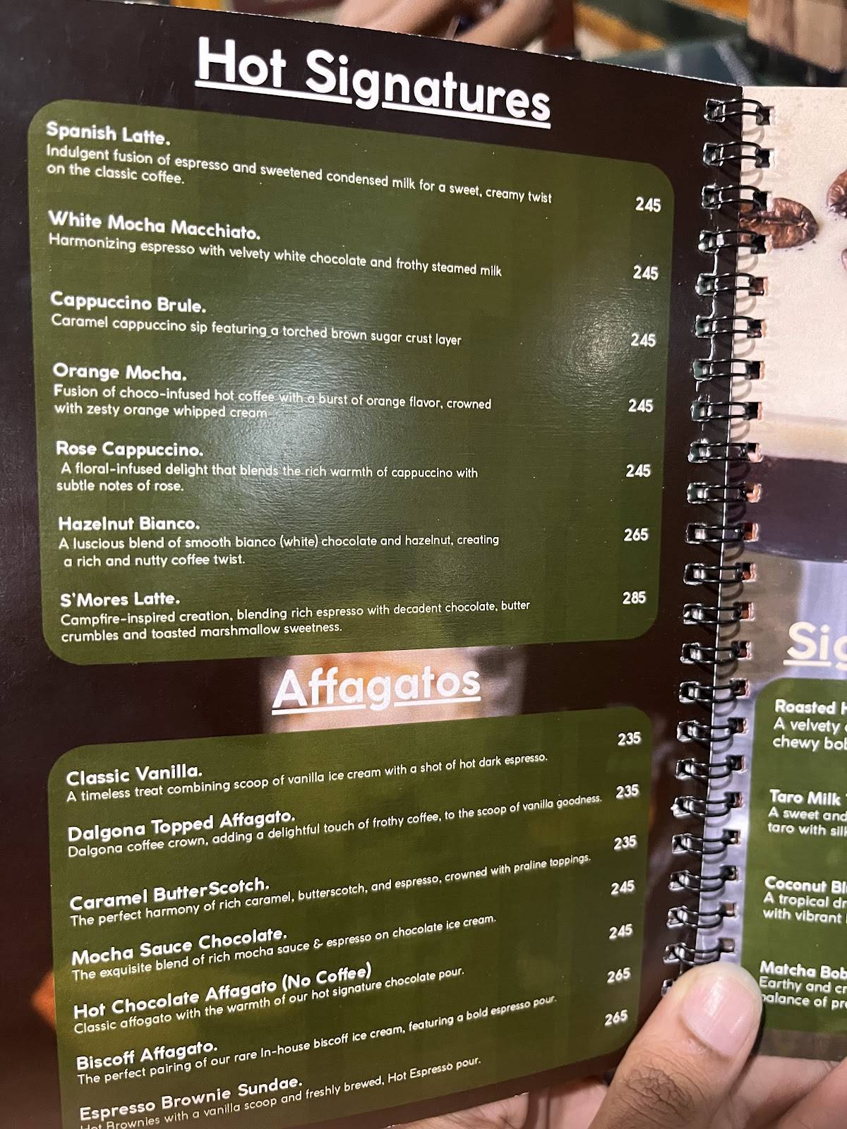 India Brew House menu