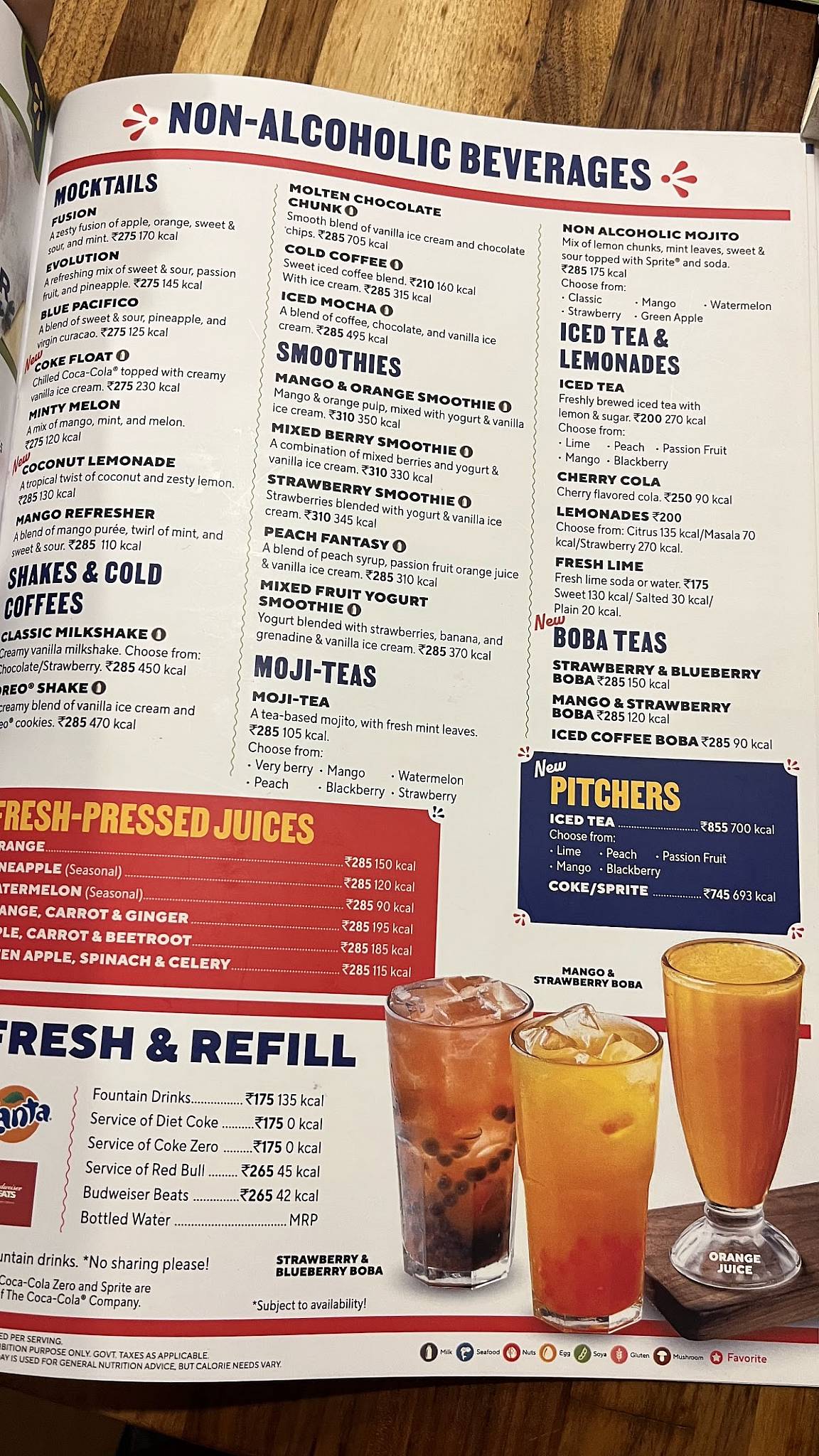 Chili's Cyber Hub menu