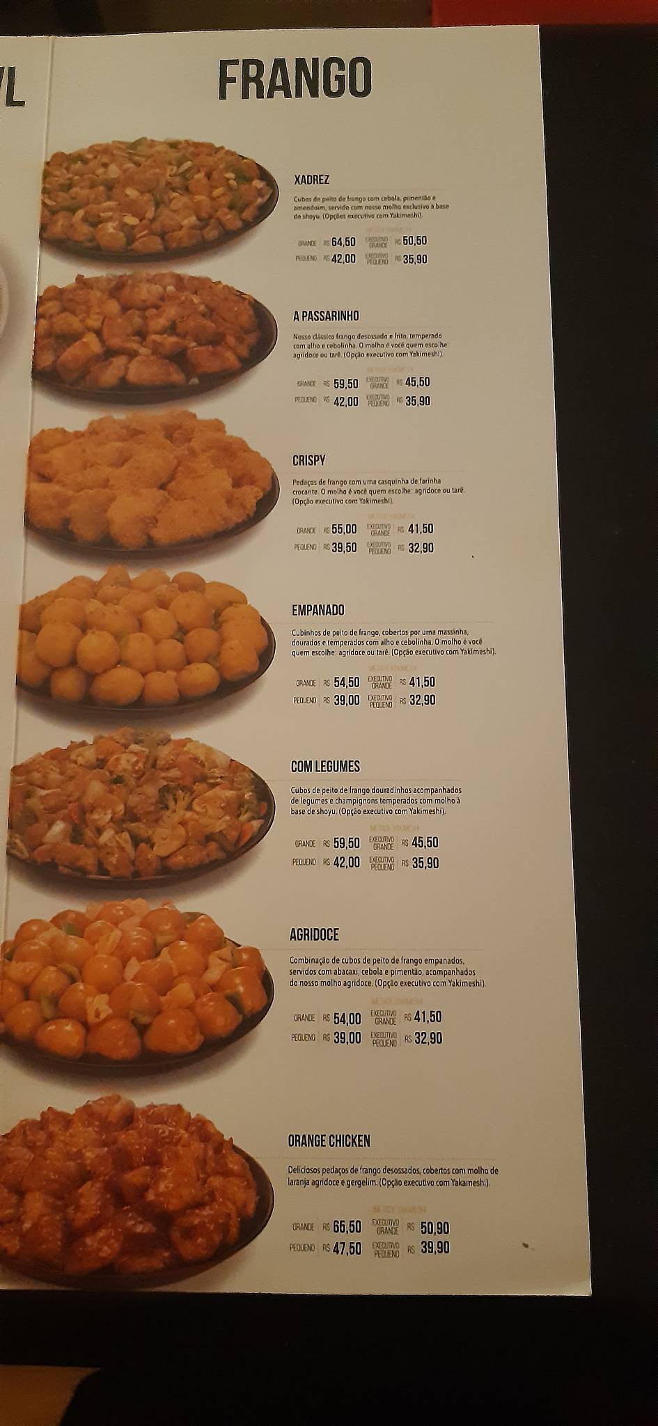 China In Box - Restaurante de Comida Chinesa cardápio