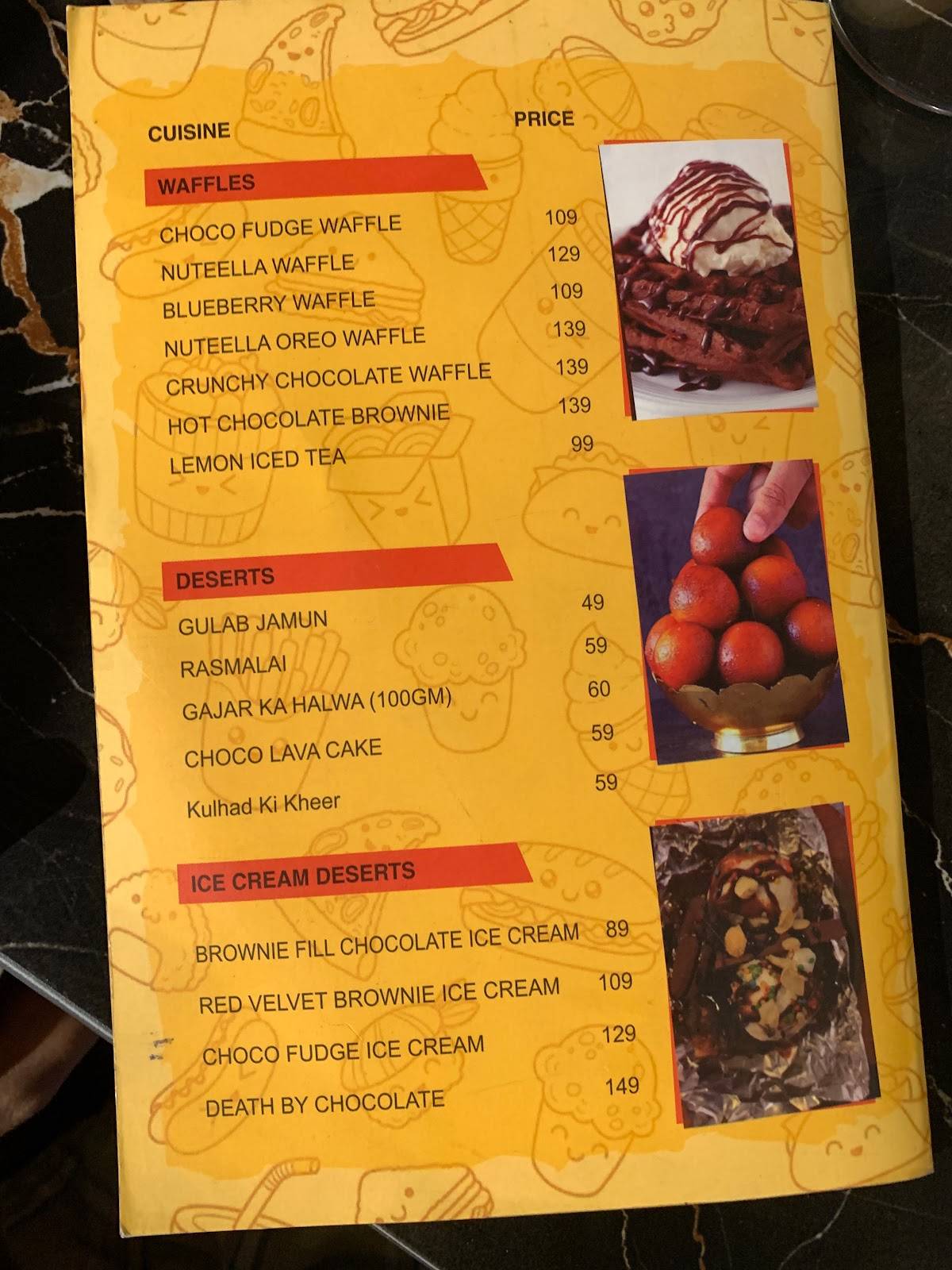 City Heartz menu