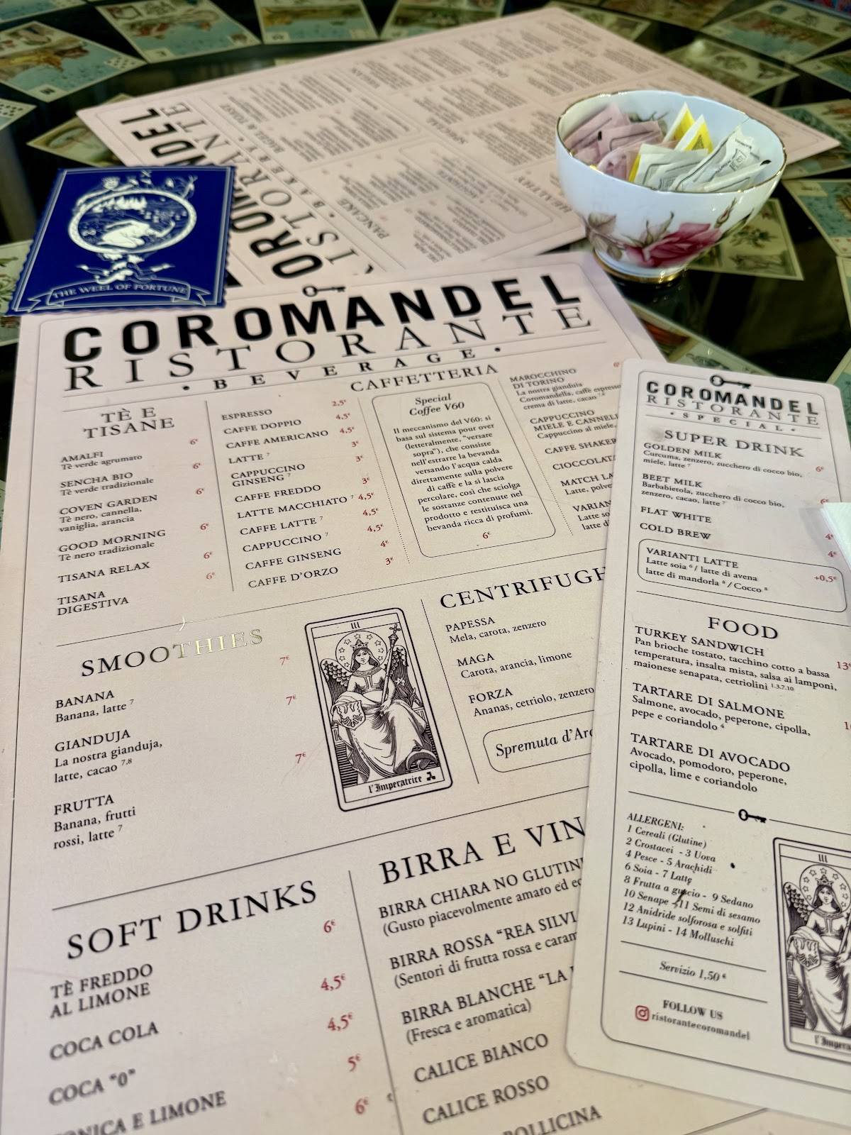 Menu de Coromandel