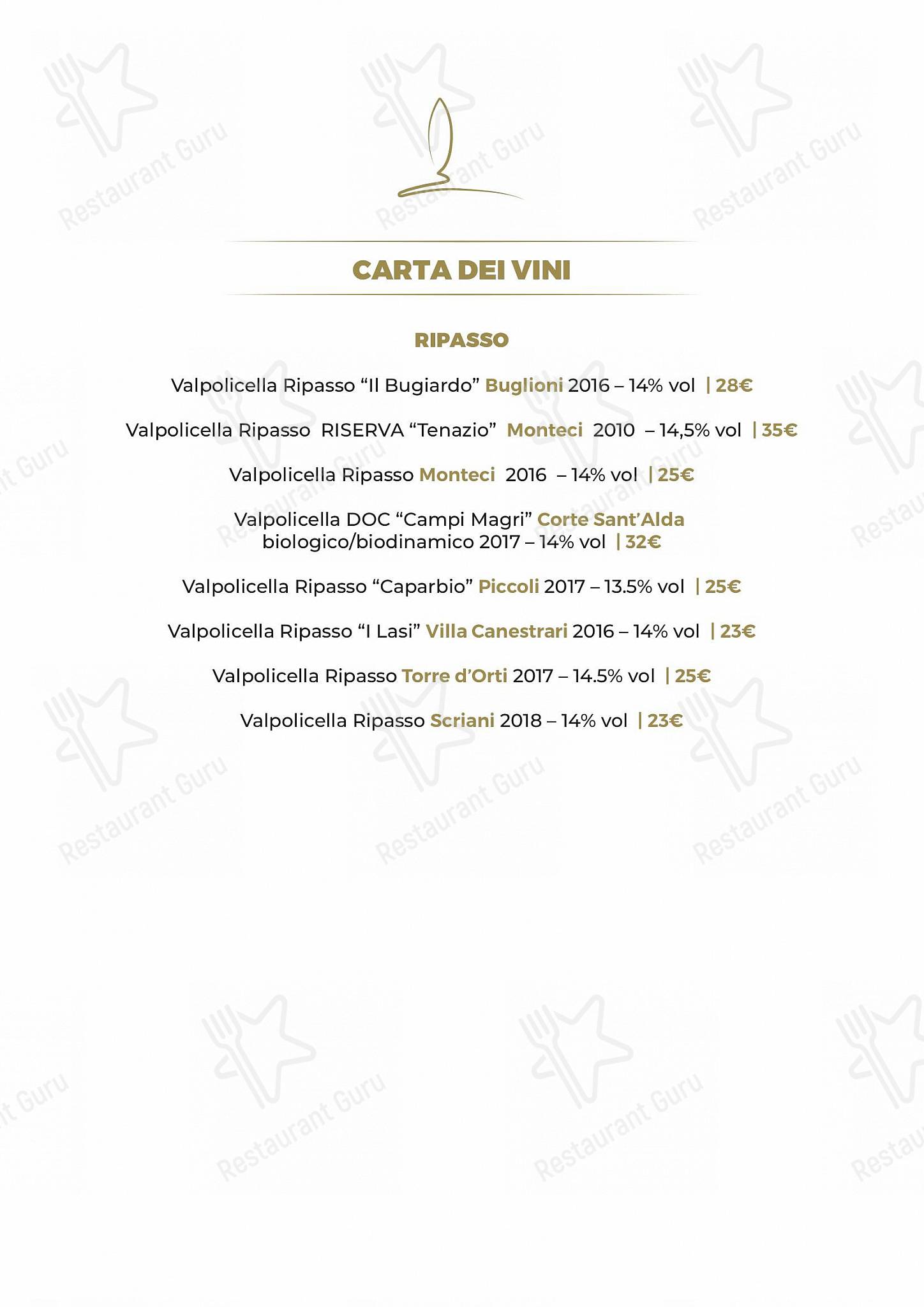 Menu di Agriturismo Corte Scaligera