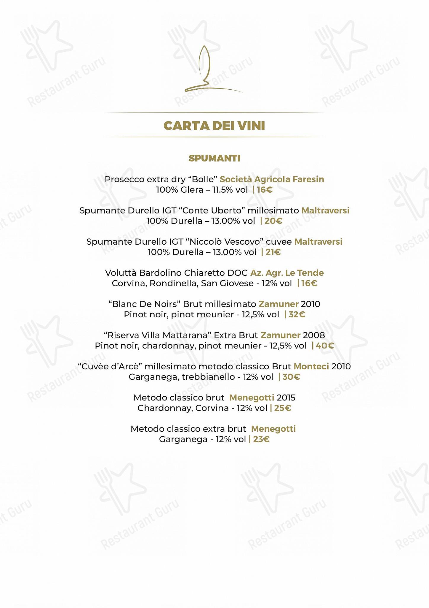 Menu di Agriturismo Corte Scaligera