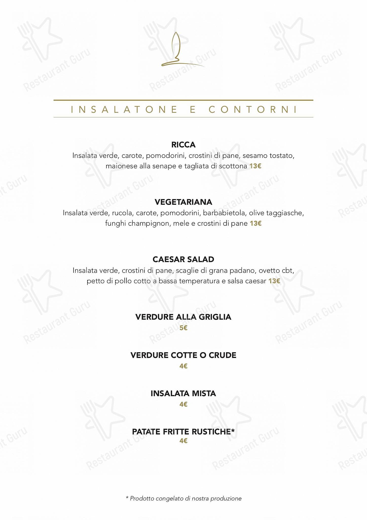 Menu di Agriturismo Corte Scaligera - piatti e bevande