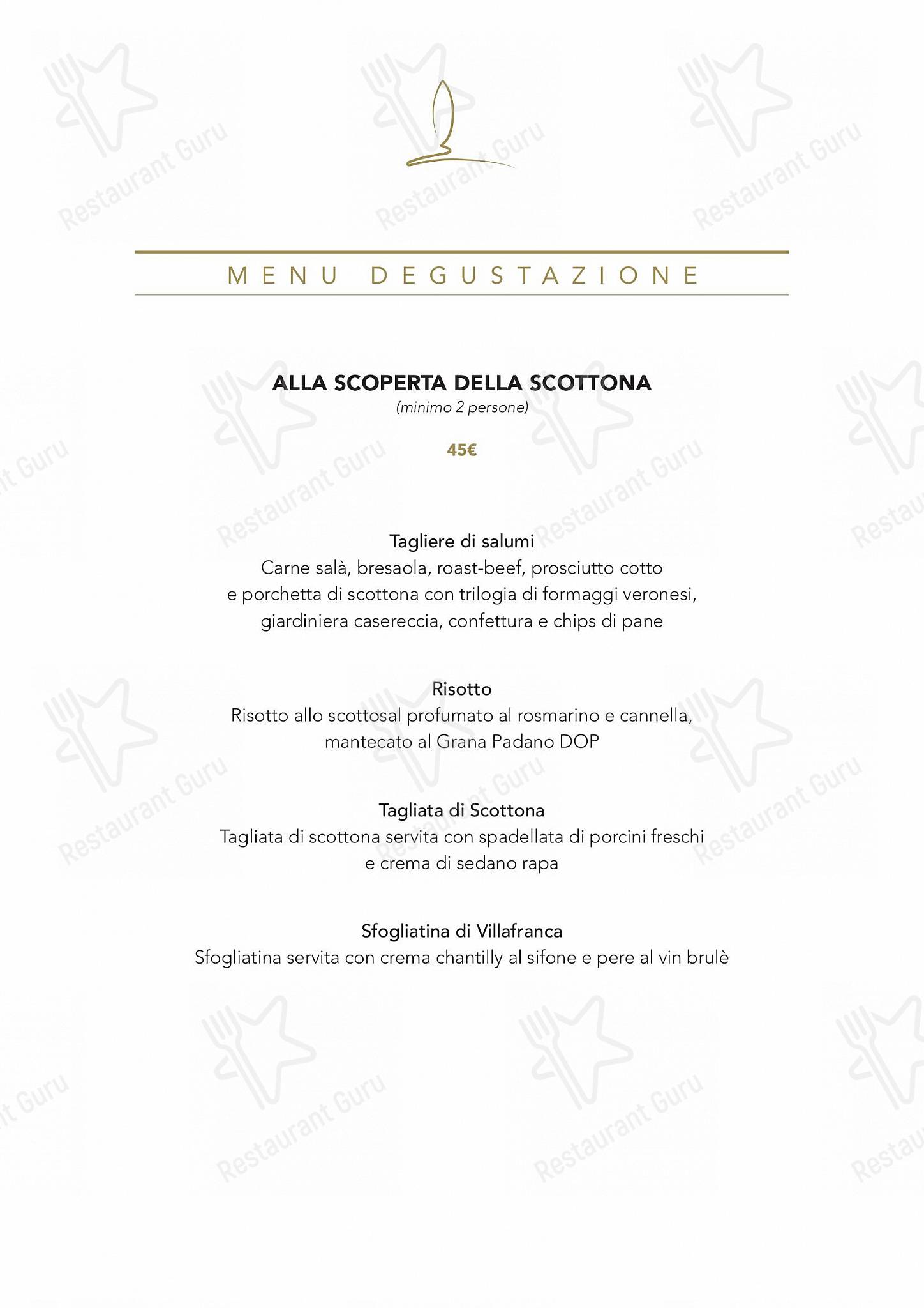Menu di Agriturismo Corte Scaligera