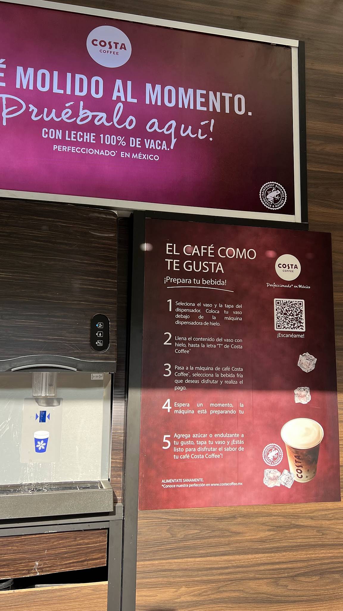 Menu At Costa Coffee Monterrey