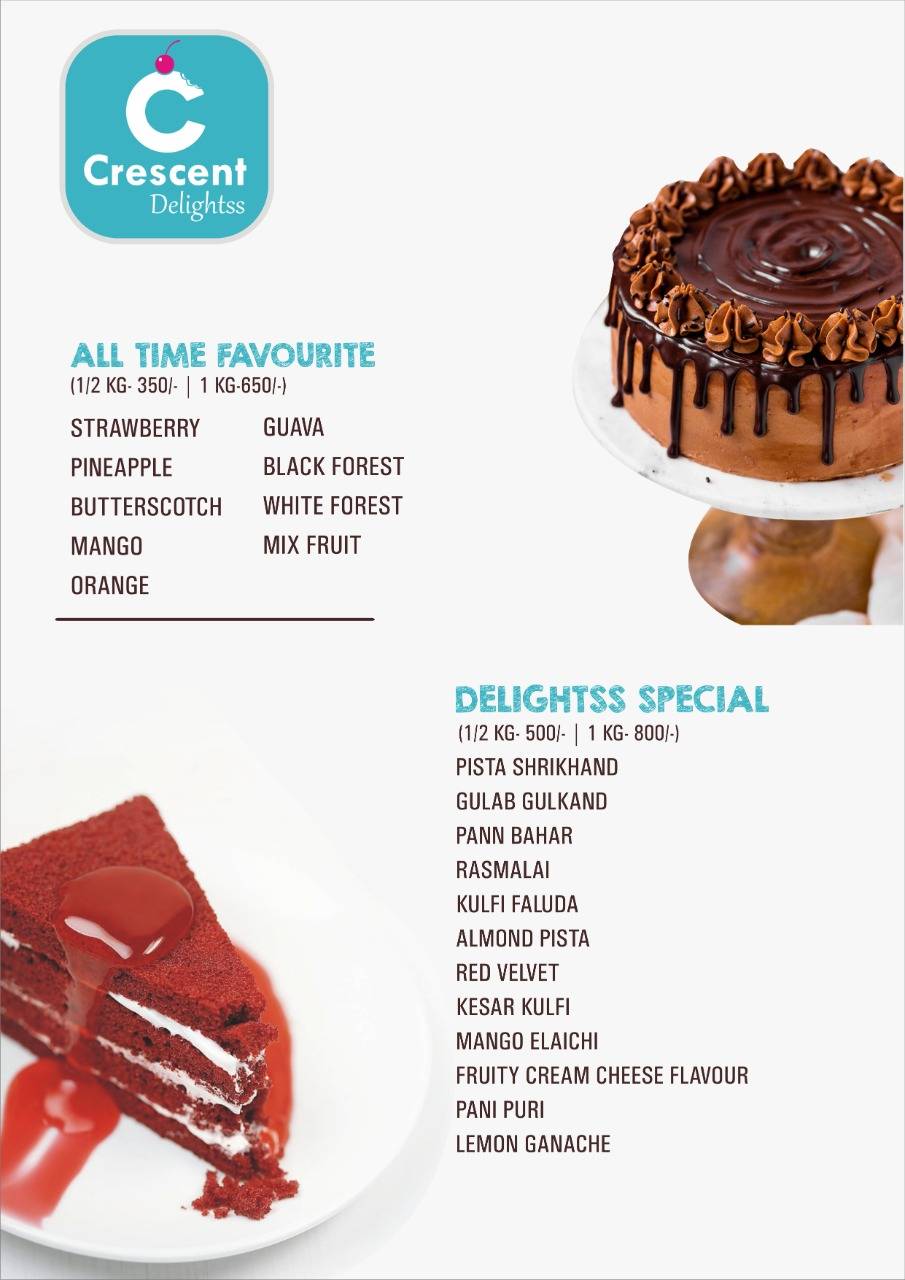 Crescent Delightss menu