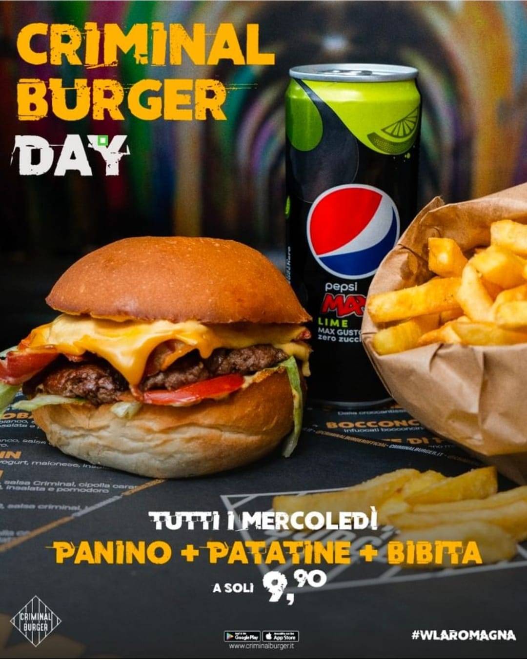 Menu di Criminal Burger Forlì 