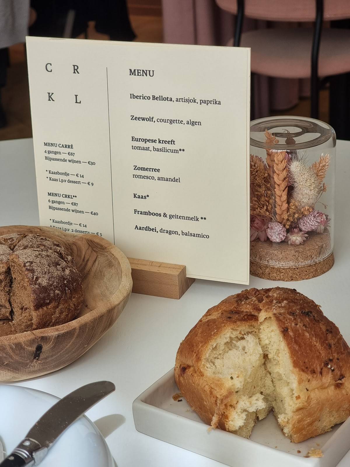 Menu de Crkl