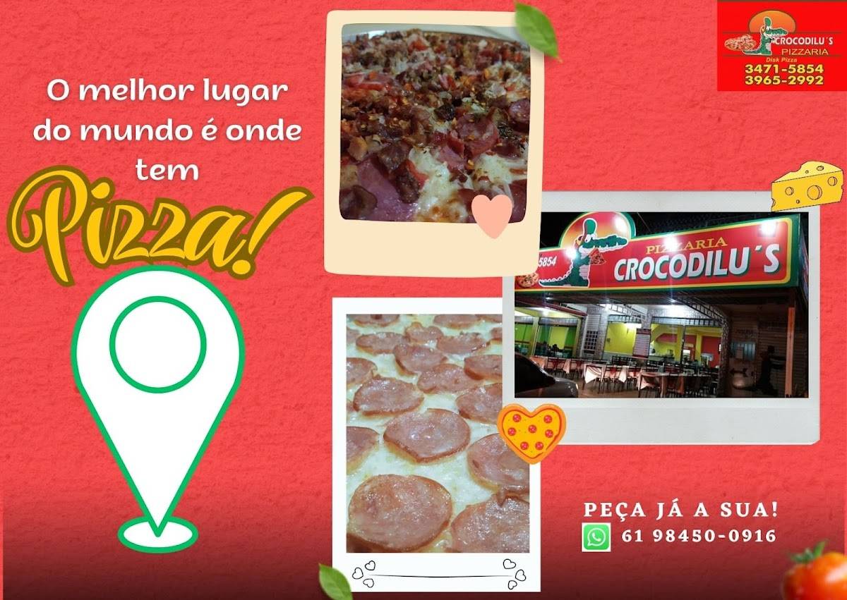 Crocodilu's Pizzaria cardápio