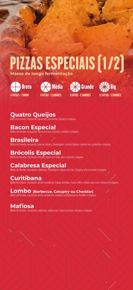 Colodel Pizzaria Santa Felicidade cardápio