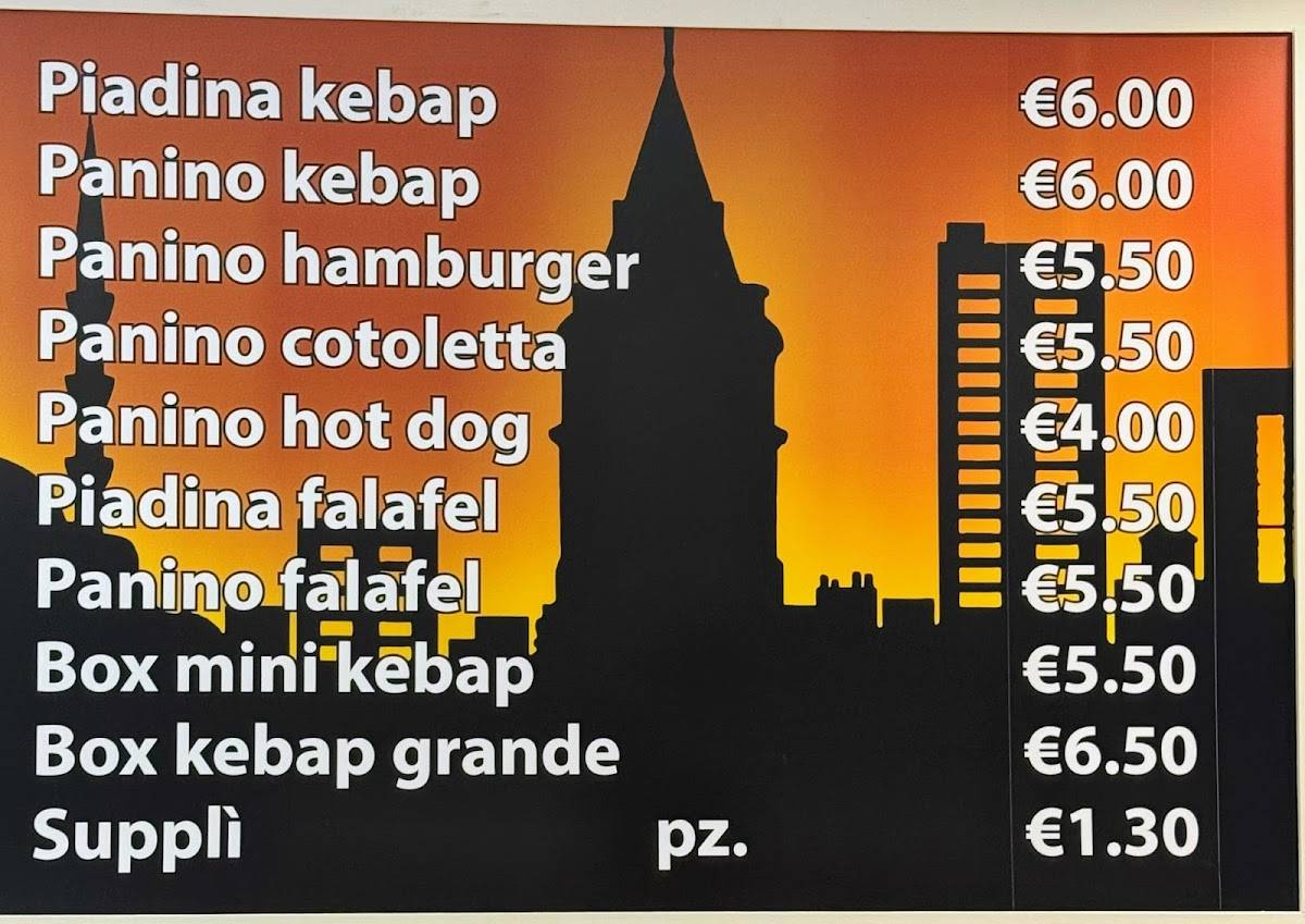 Menu di DA SABRI 