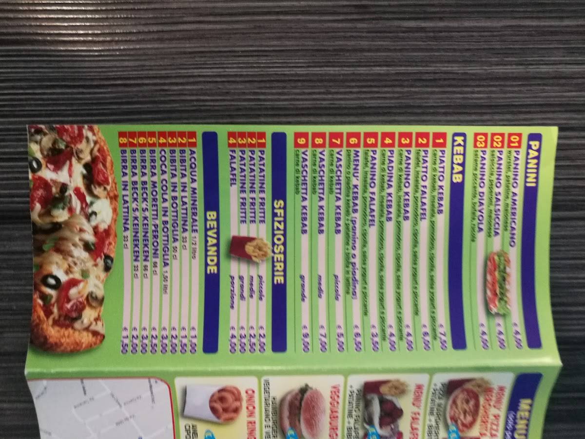 Menu di Pizzeria Da Giosef 