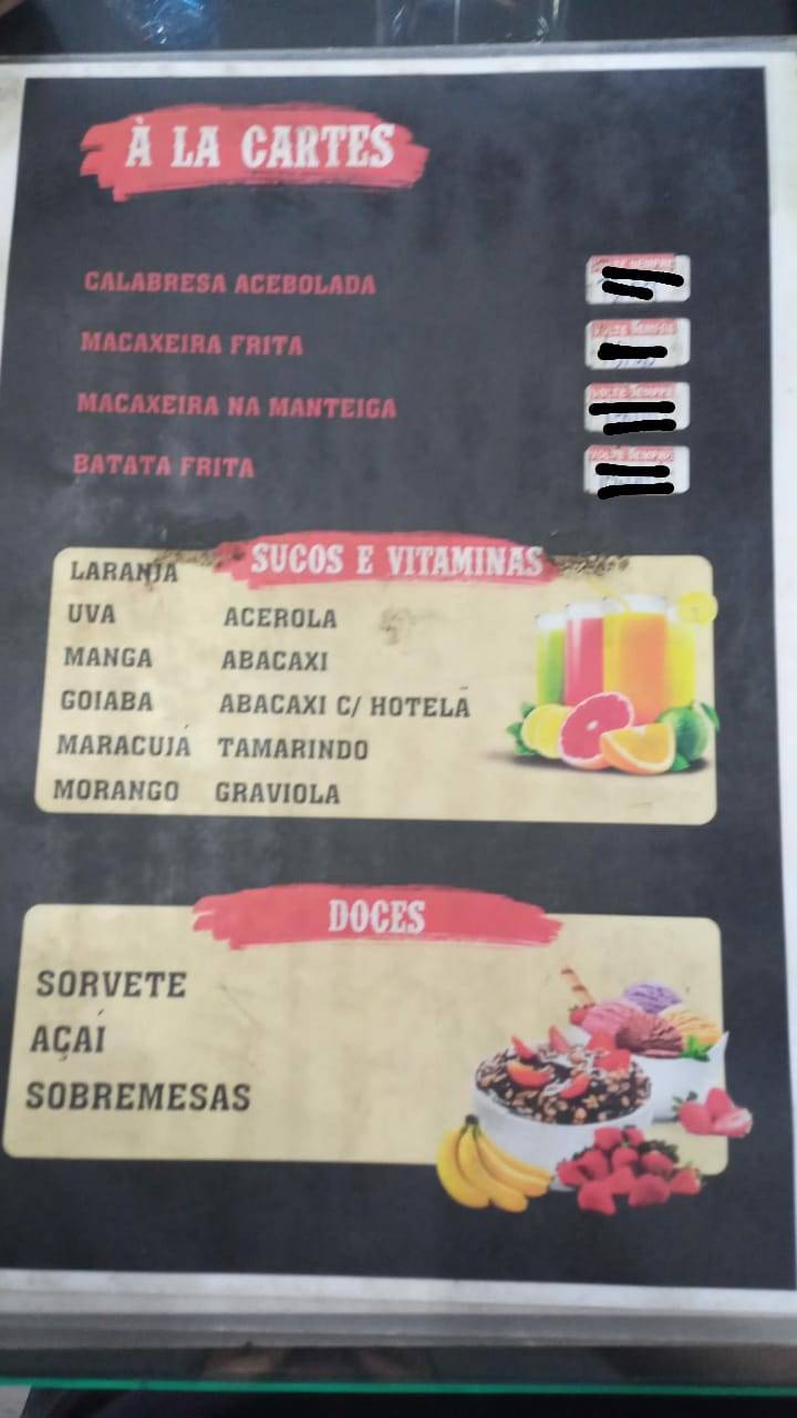 Dallas Grill cardápio