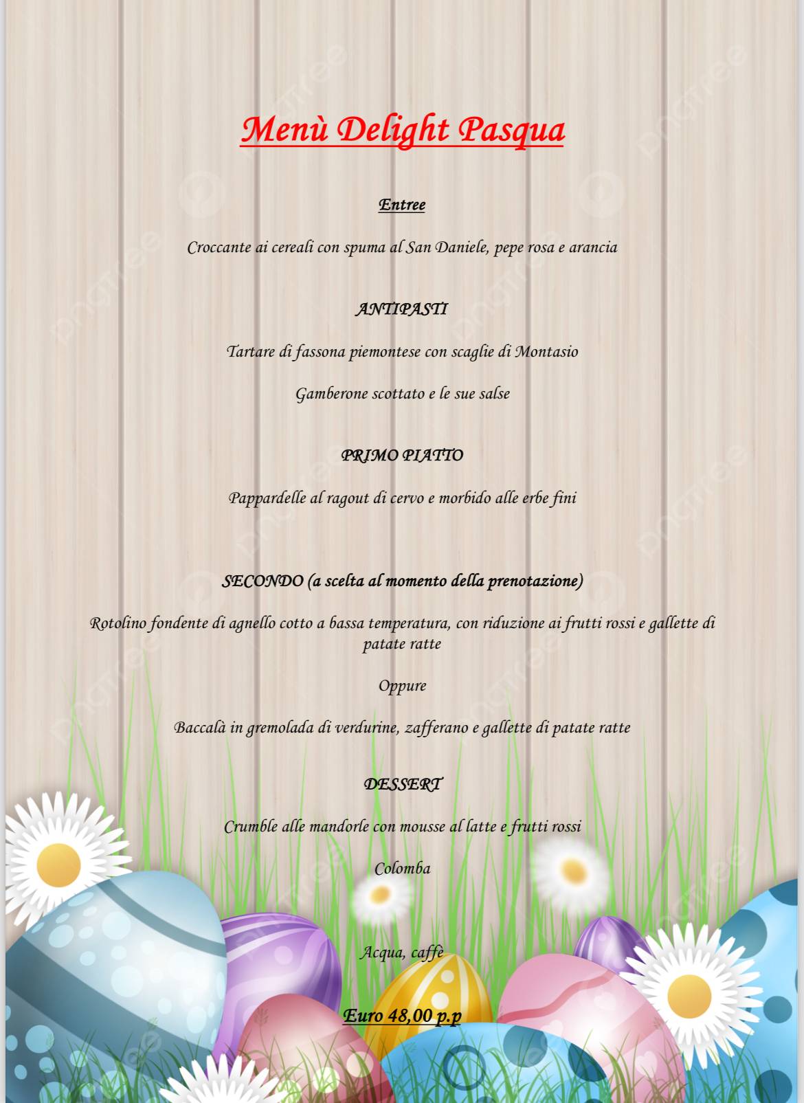 Menu di Delight Restaurant 
