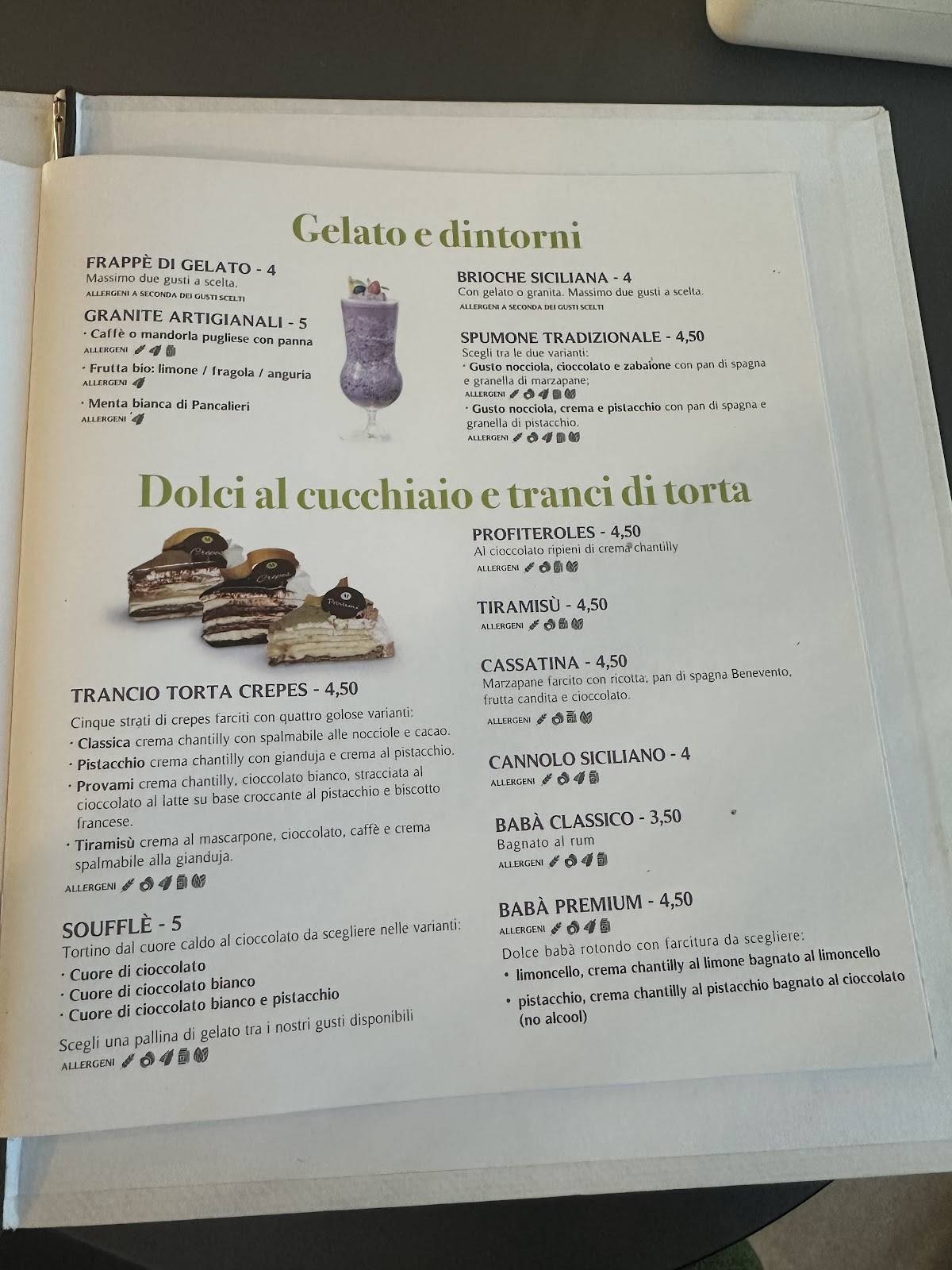 Menu di Martinucci 