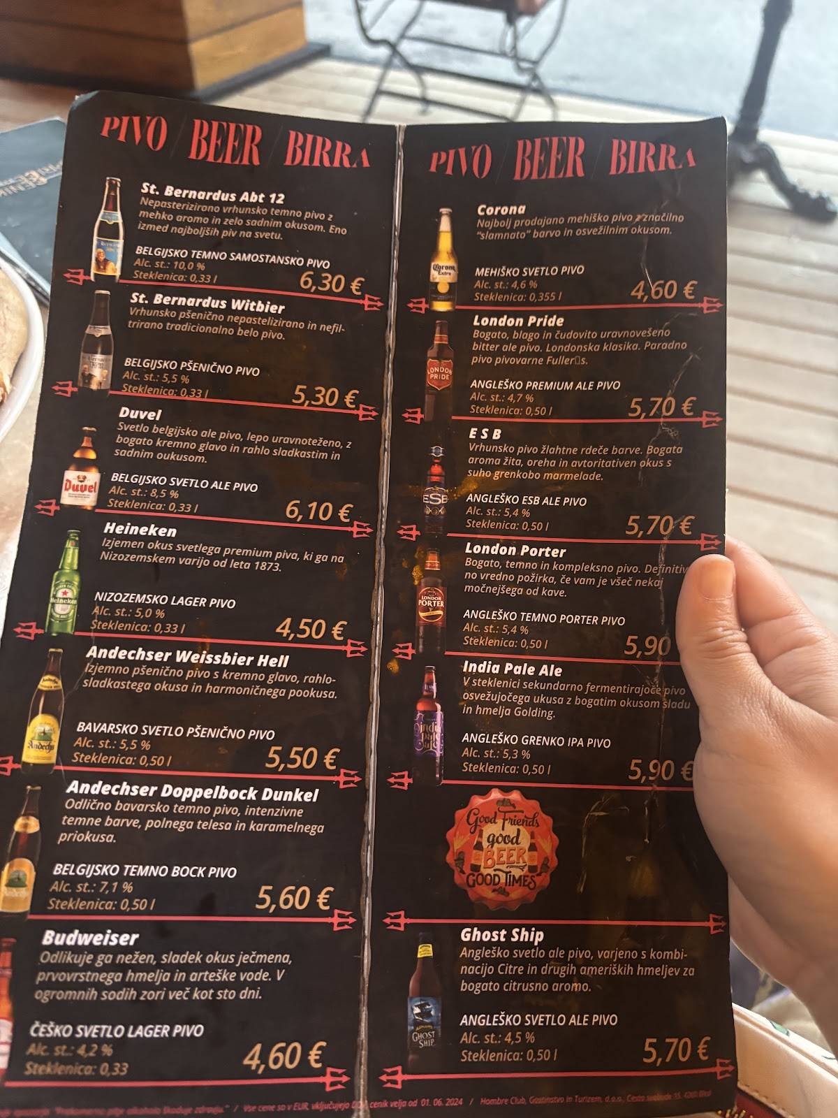Menu di Devil's Cafe & Bar 