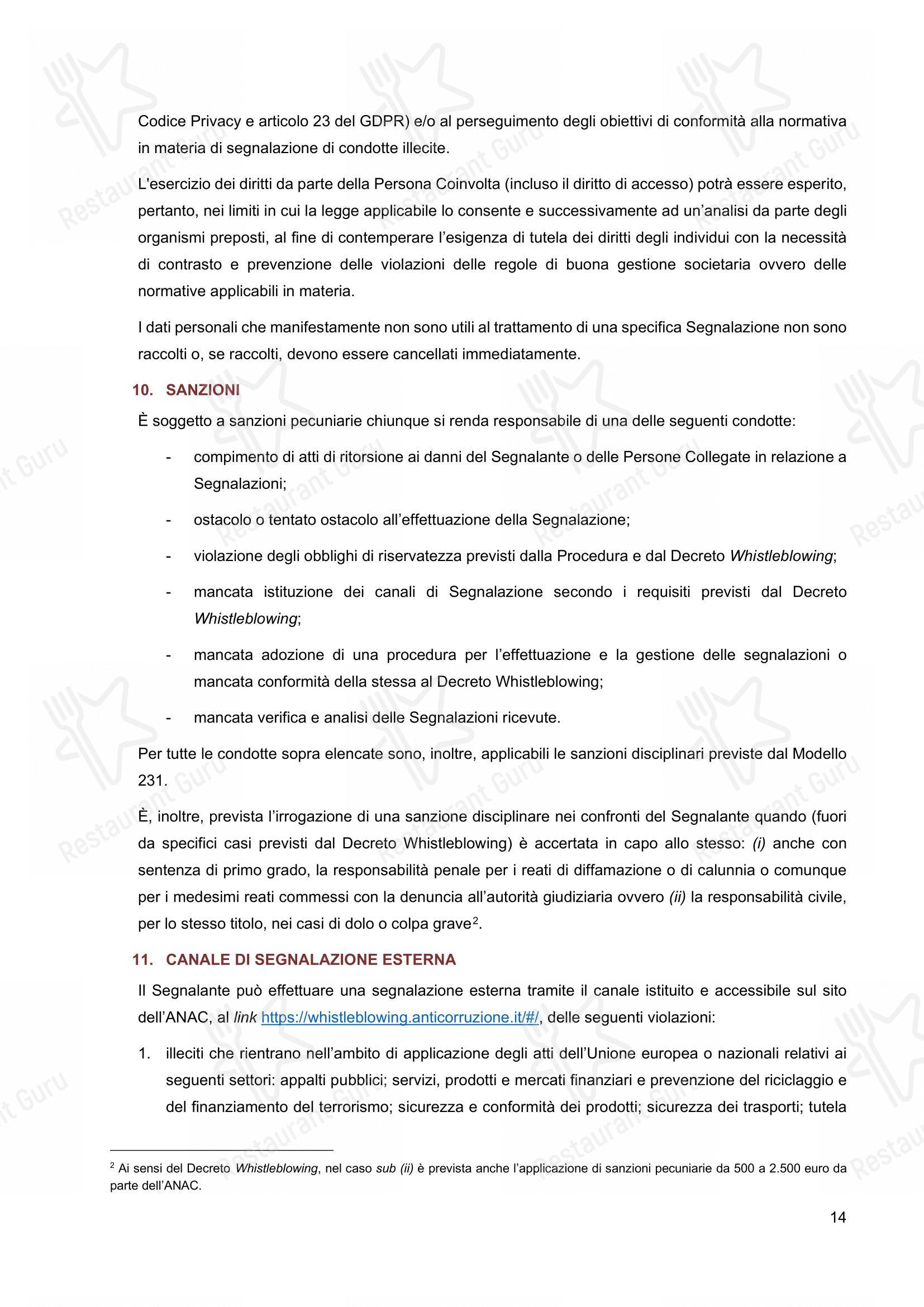 Menu di Dispensa Emilia I Gigli Campi Bisenzio - Детское