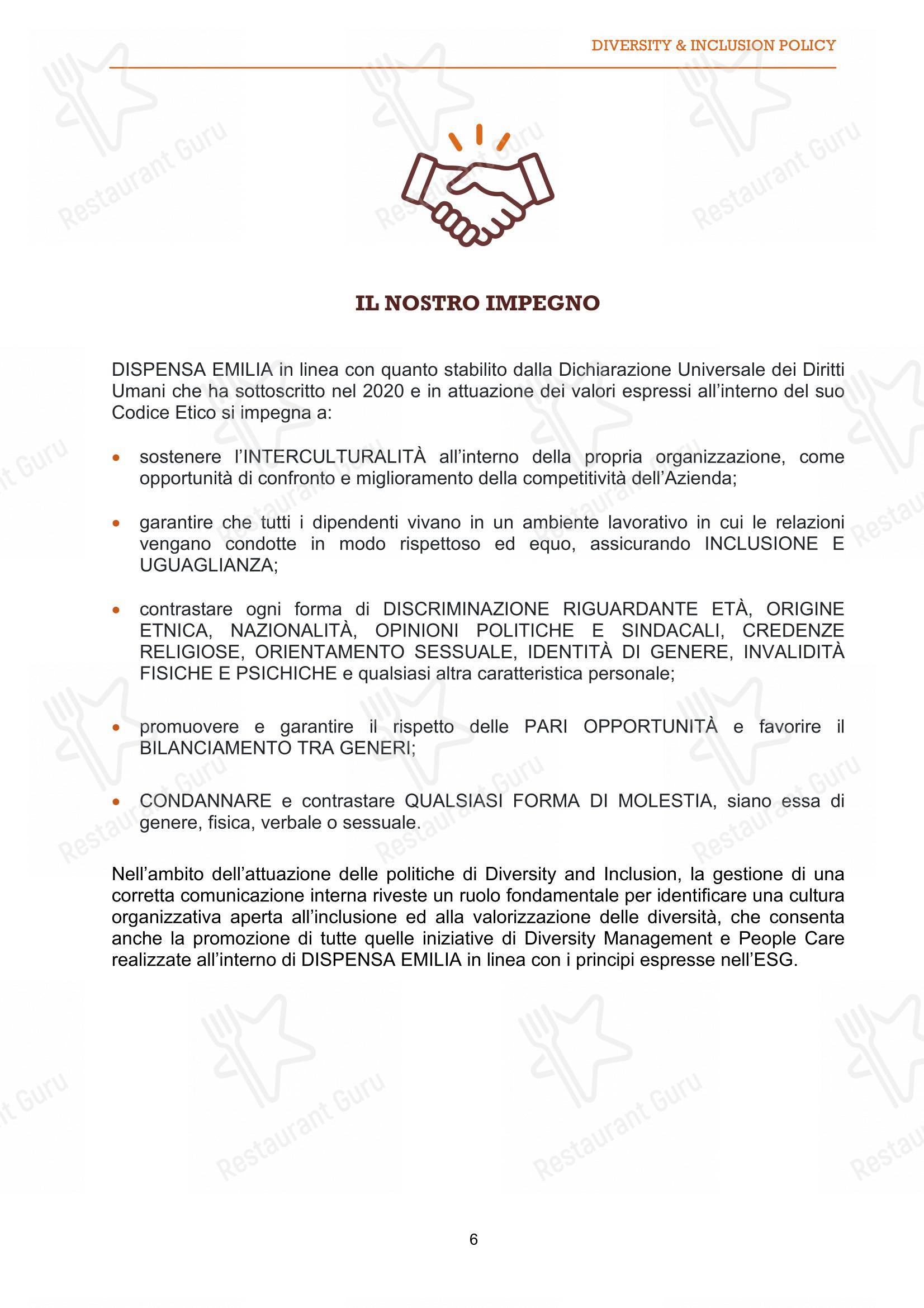 菜单 per Dispensa Emilia I Gigli Campi Bisenzio in Campi Bisenzio