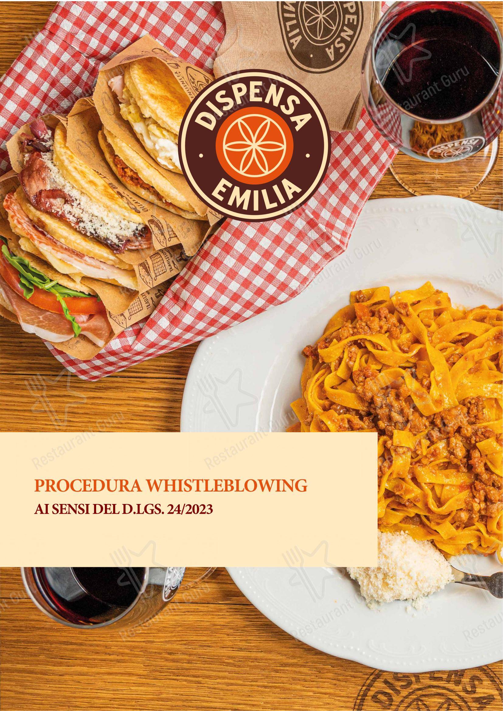 Menu di Dispensa Emilia I Gigli Campi Bisenzio - Детское