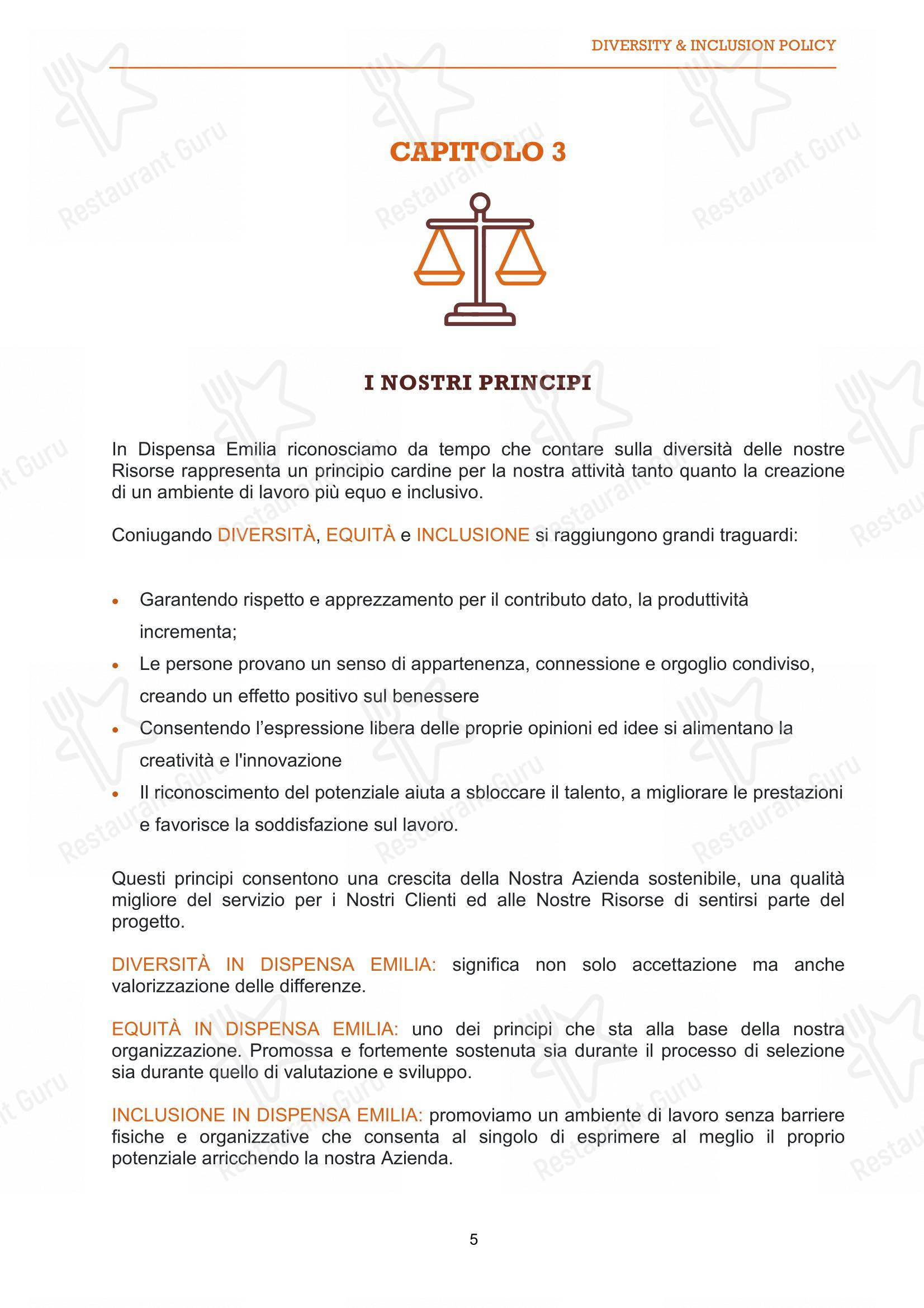 菜单 per Dispensa Emilia I Gigli Campi Bisenzio in Campi Bisenzio