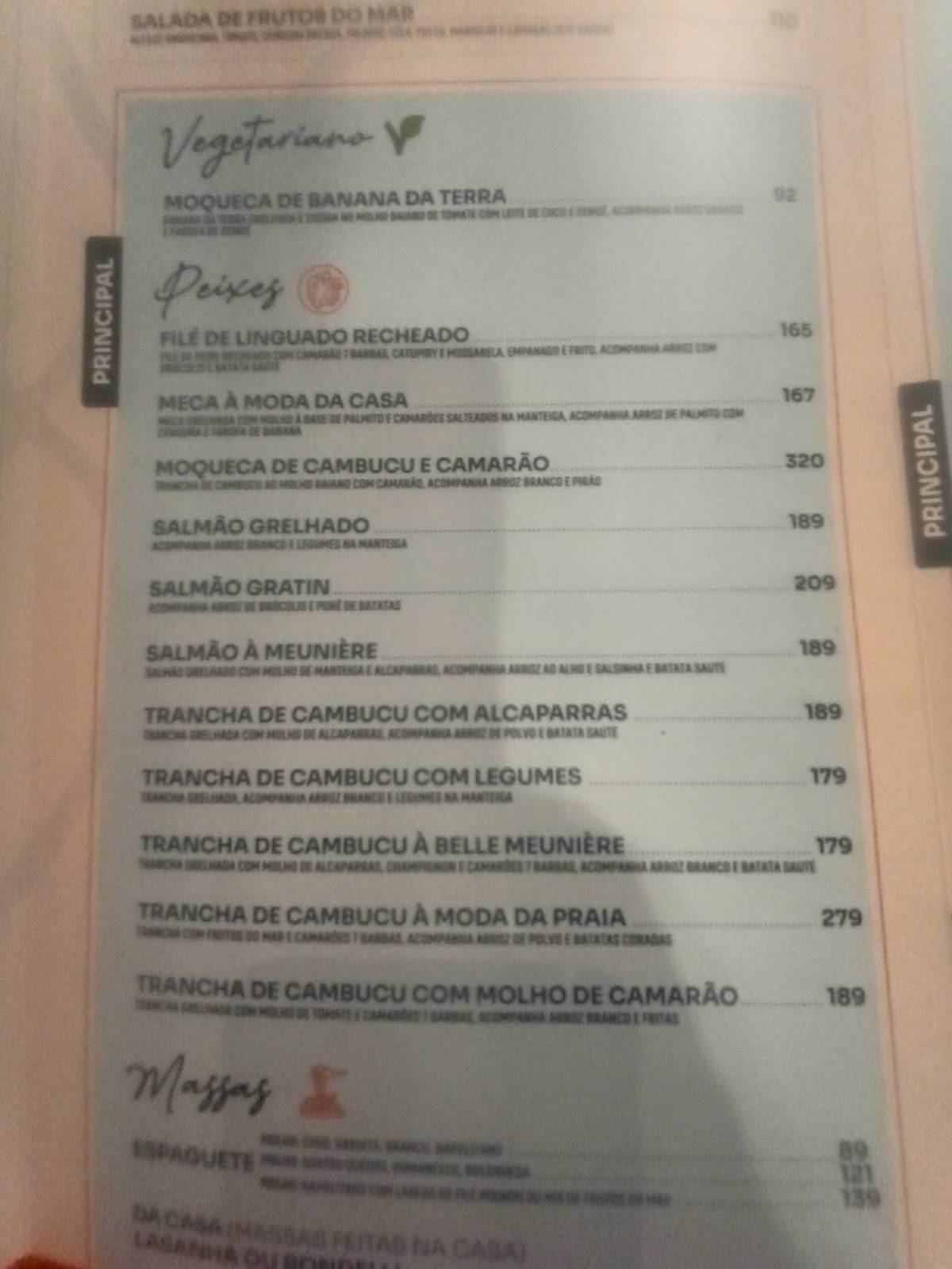 Dolores Bar e Restaurante cardápio