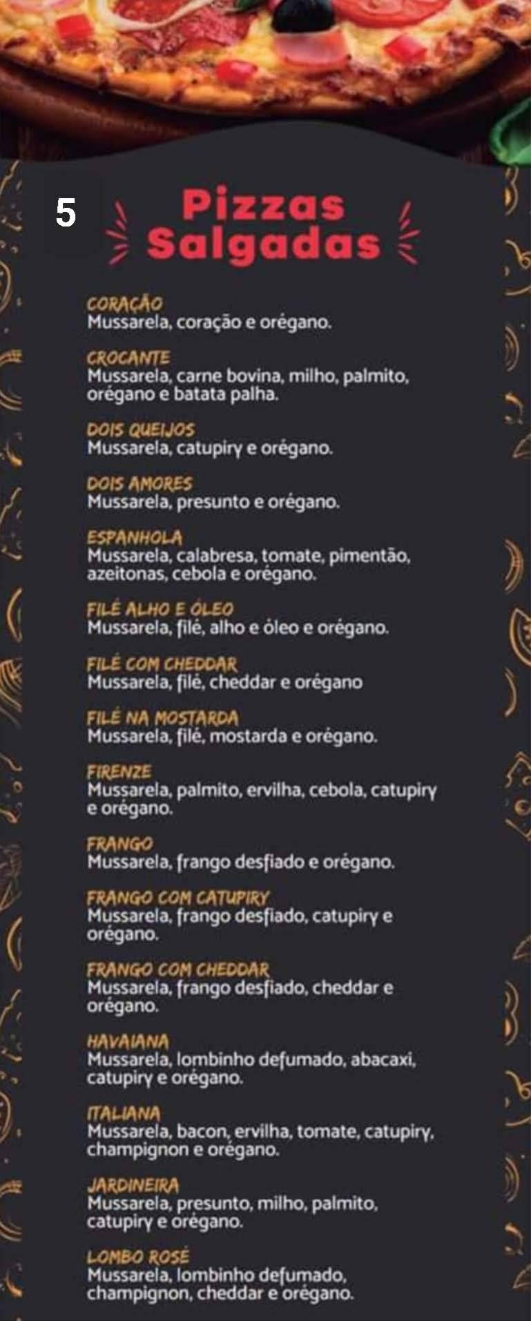Dom Marco Pizzaria cardápio