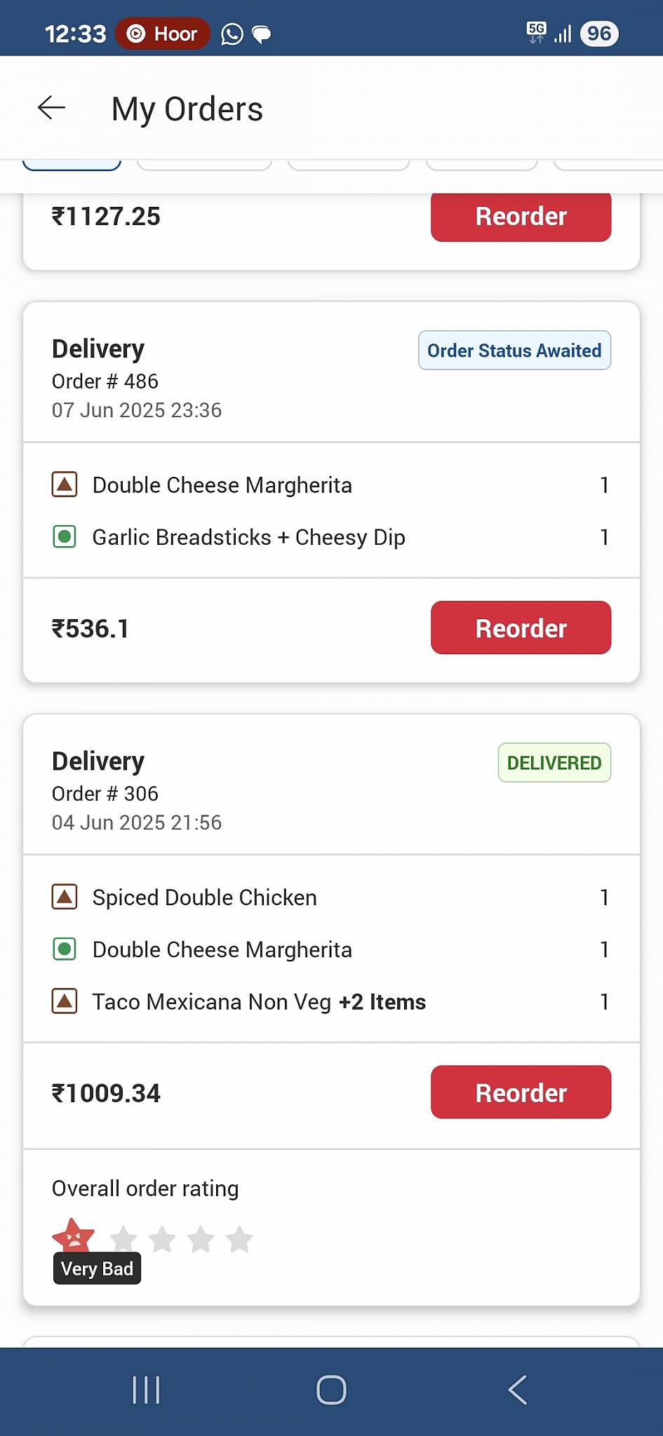 Domino's Pizza Subhash Nagar, Dehradun menu