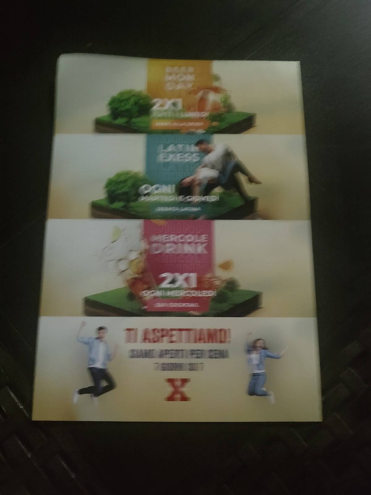 Menu di EXESS 