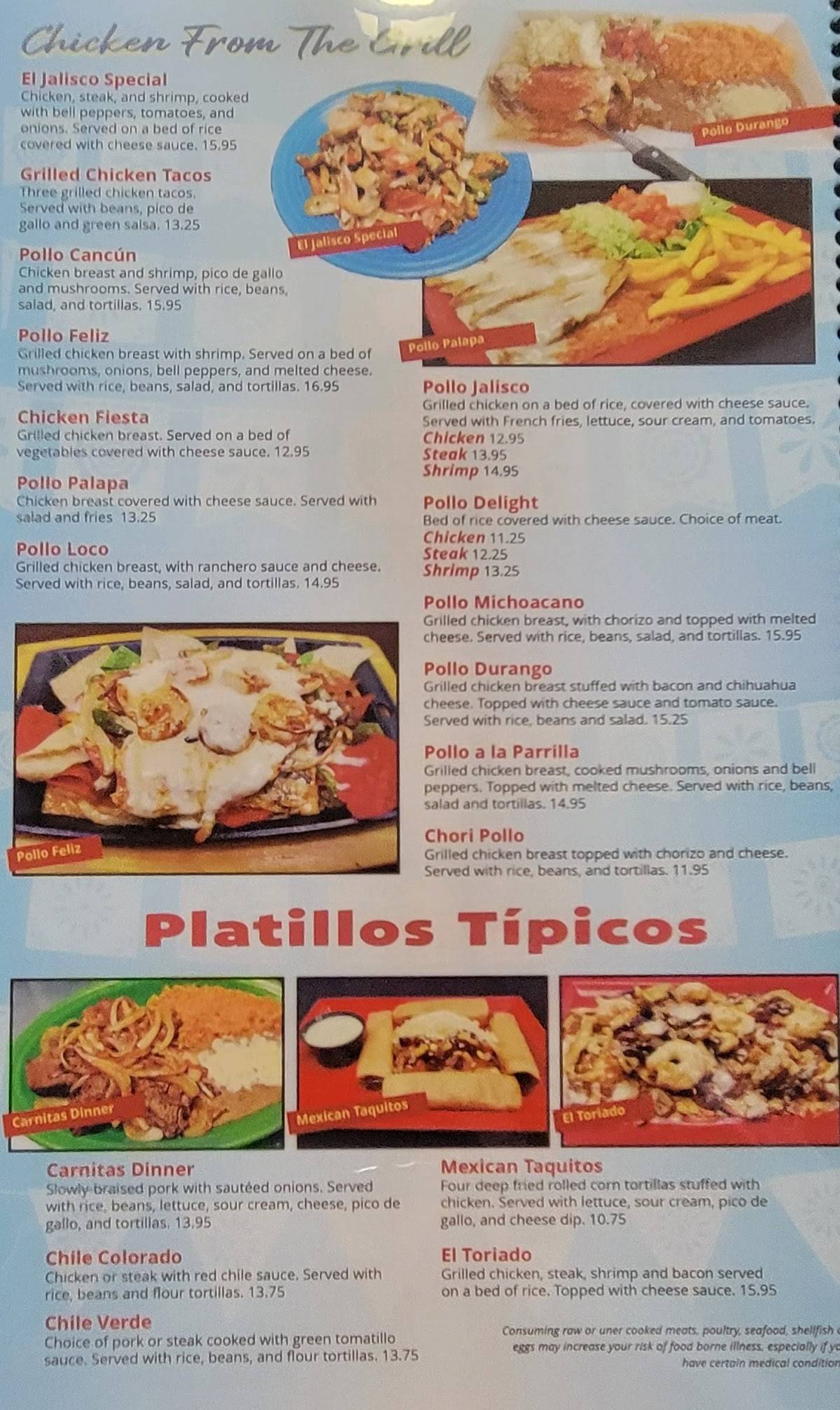 Menu at El Arado restaurant, Breese, 50 N 4th St