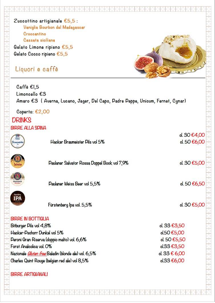 Menu di Elite Pizza 