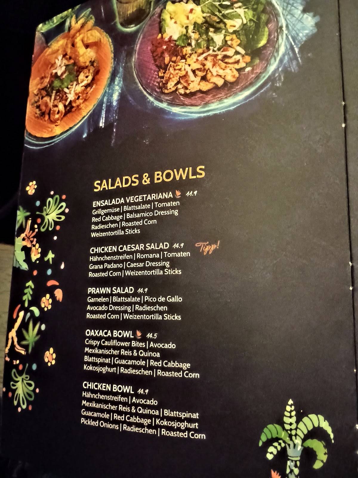 Menu de Enchilada Leipzig