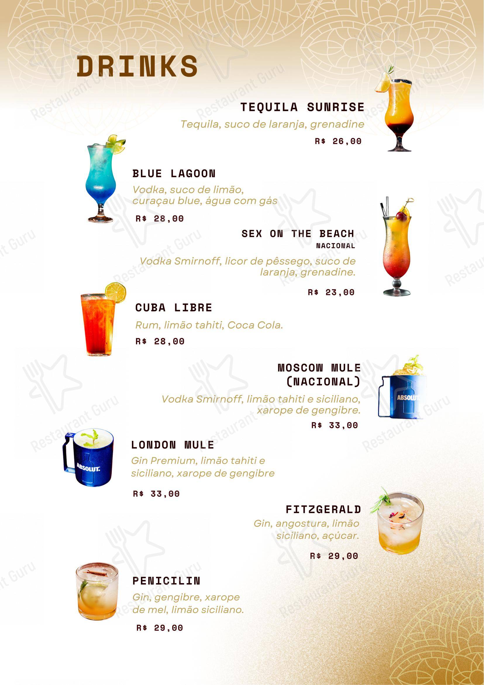 Esquina Brasil Fortaleza - Gastronomia Cultura - Menu